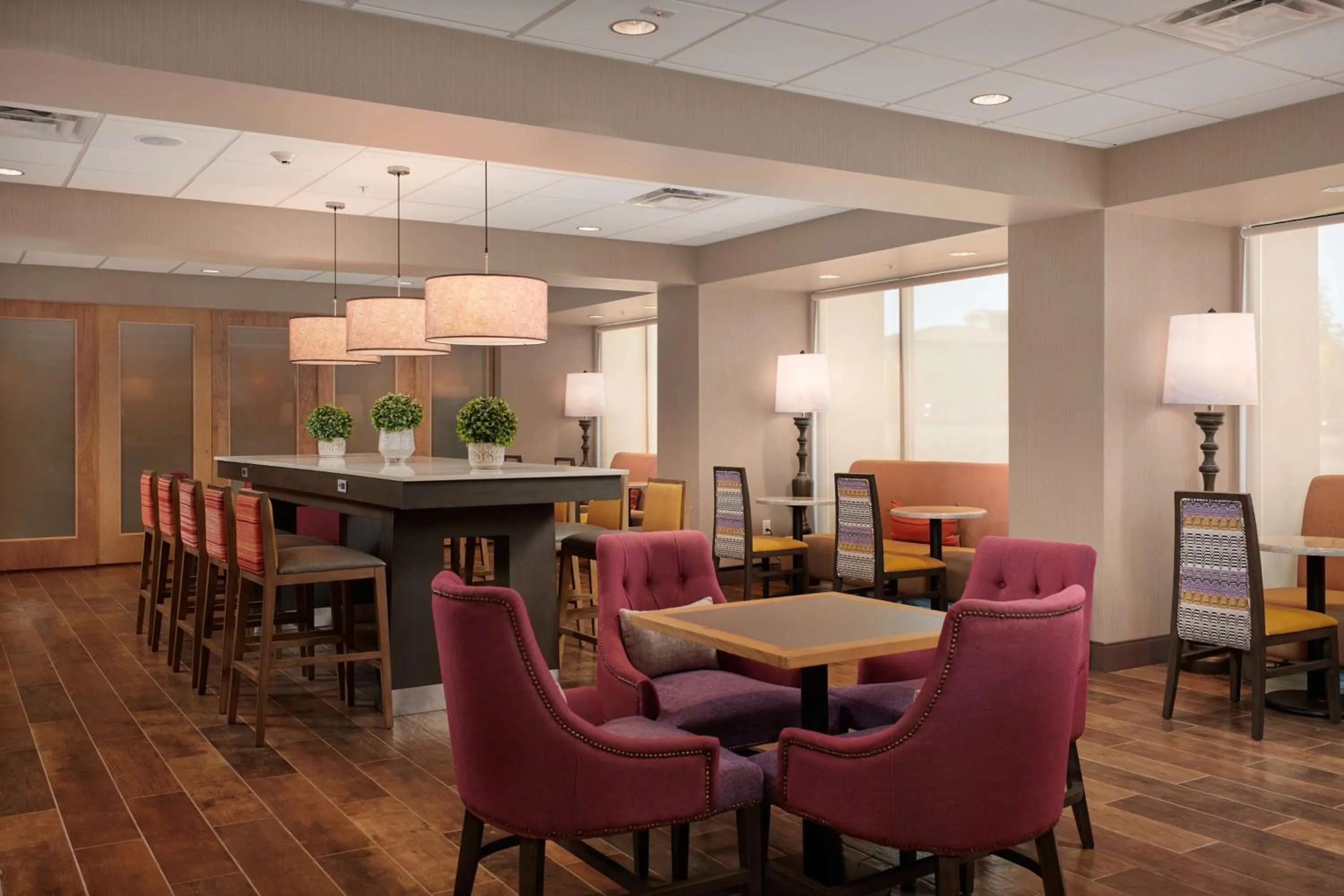 Lobby or reception in Hampton Inn Sherwood Portland