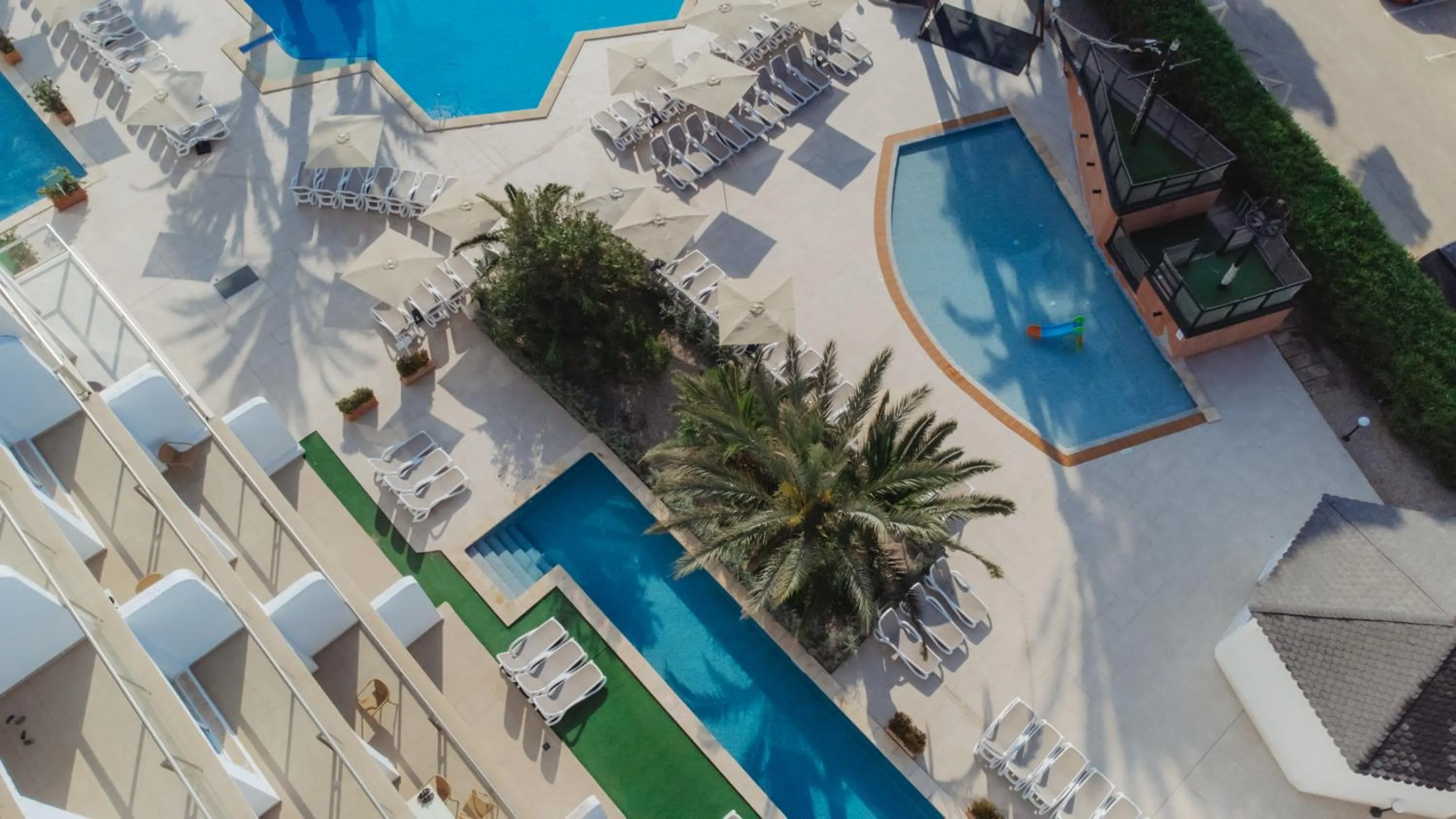 Bird's eye view in Aparthotel Ses Fotges