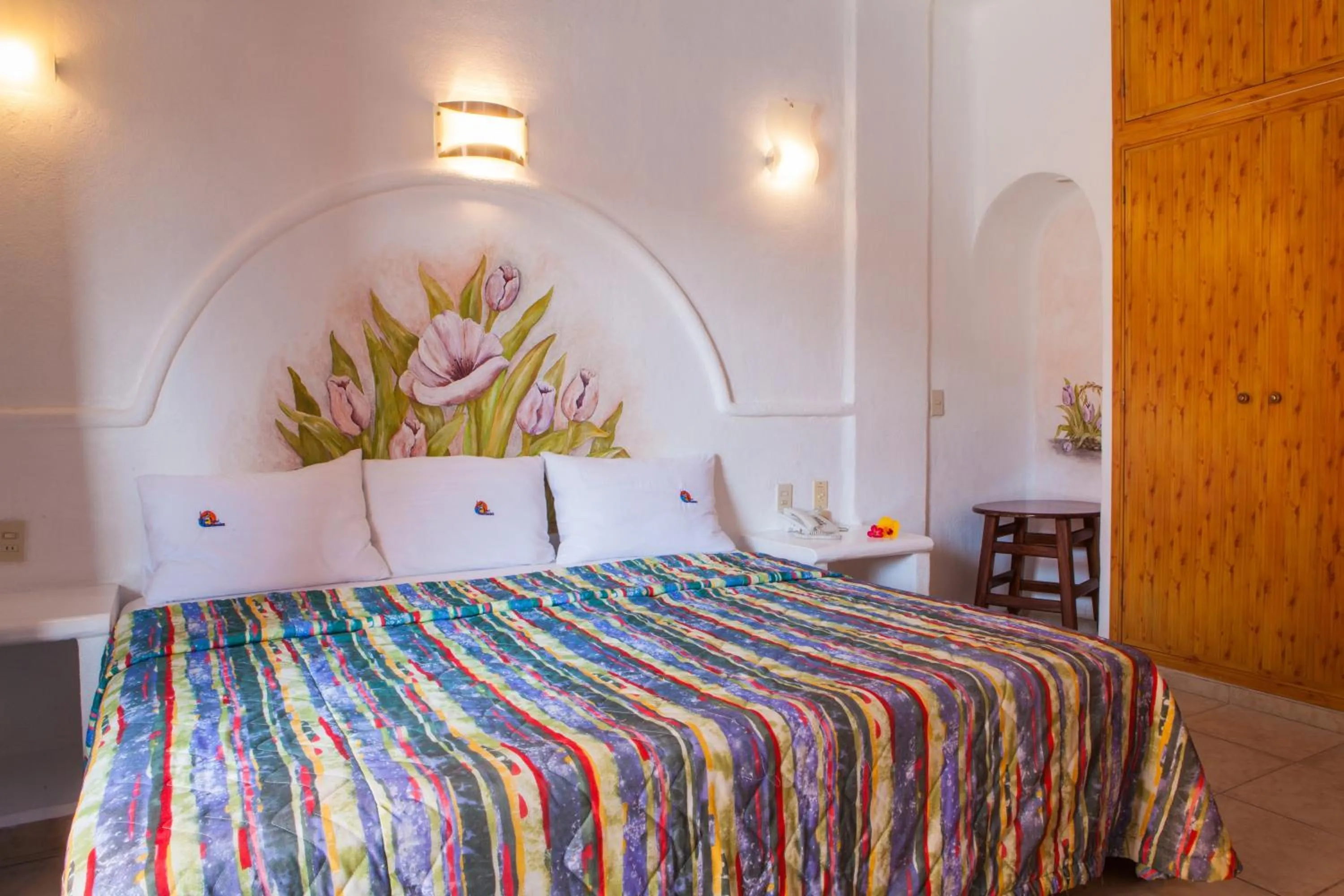 Bedroom, Bed in Hotel La Alondra