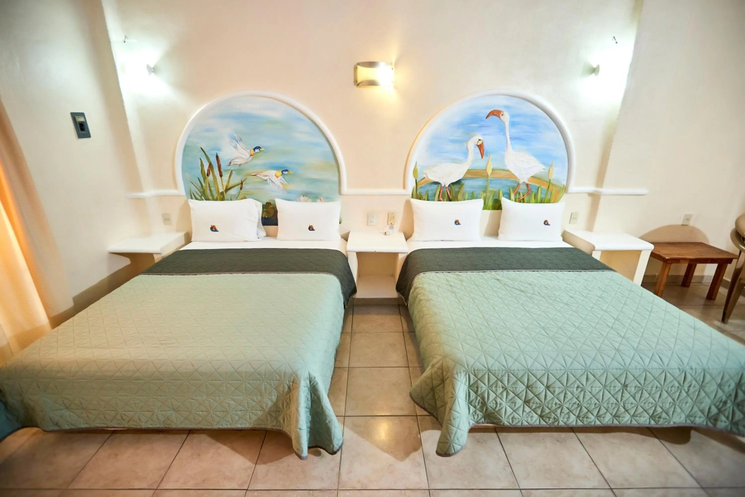 Bed in Hotel La Alondra