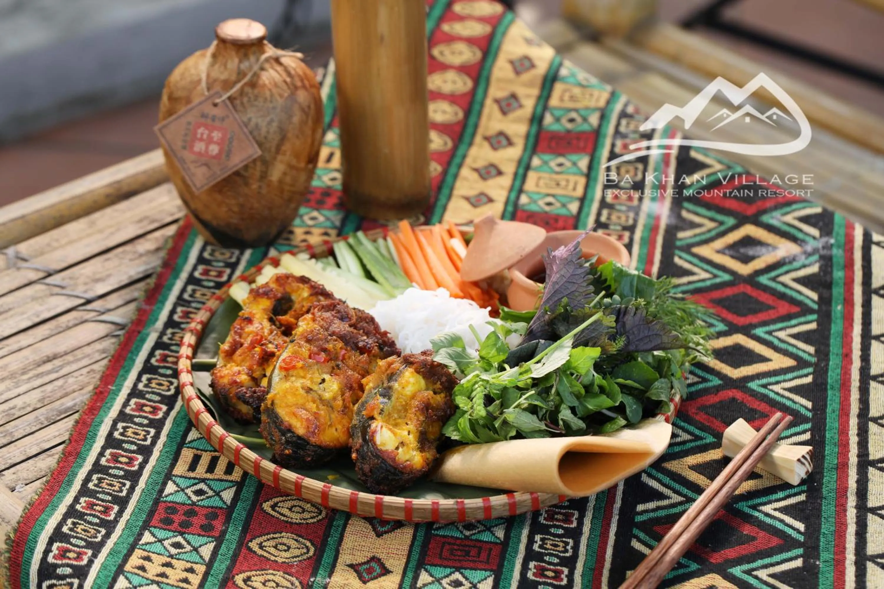 Food and drinks in Bakhan Village Resort