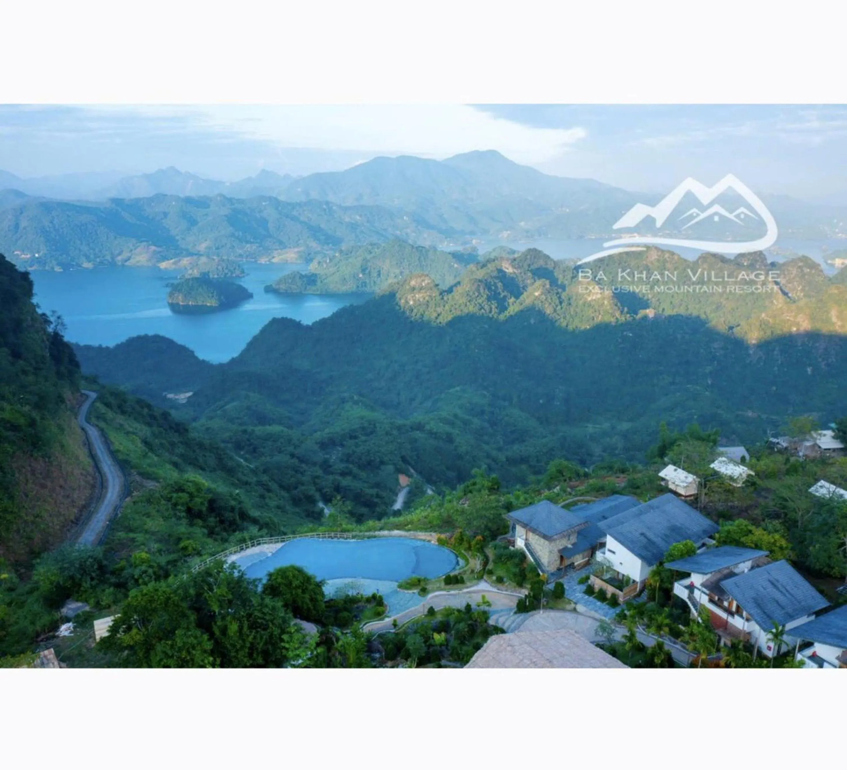 Lake view in Bakhan Village Resort