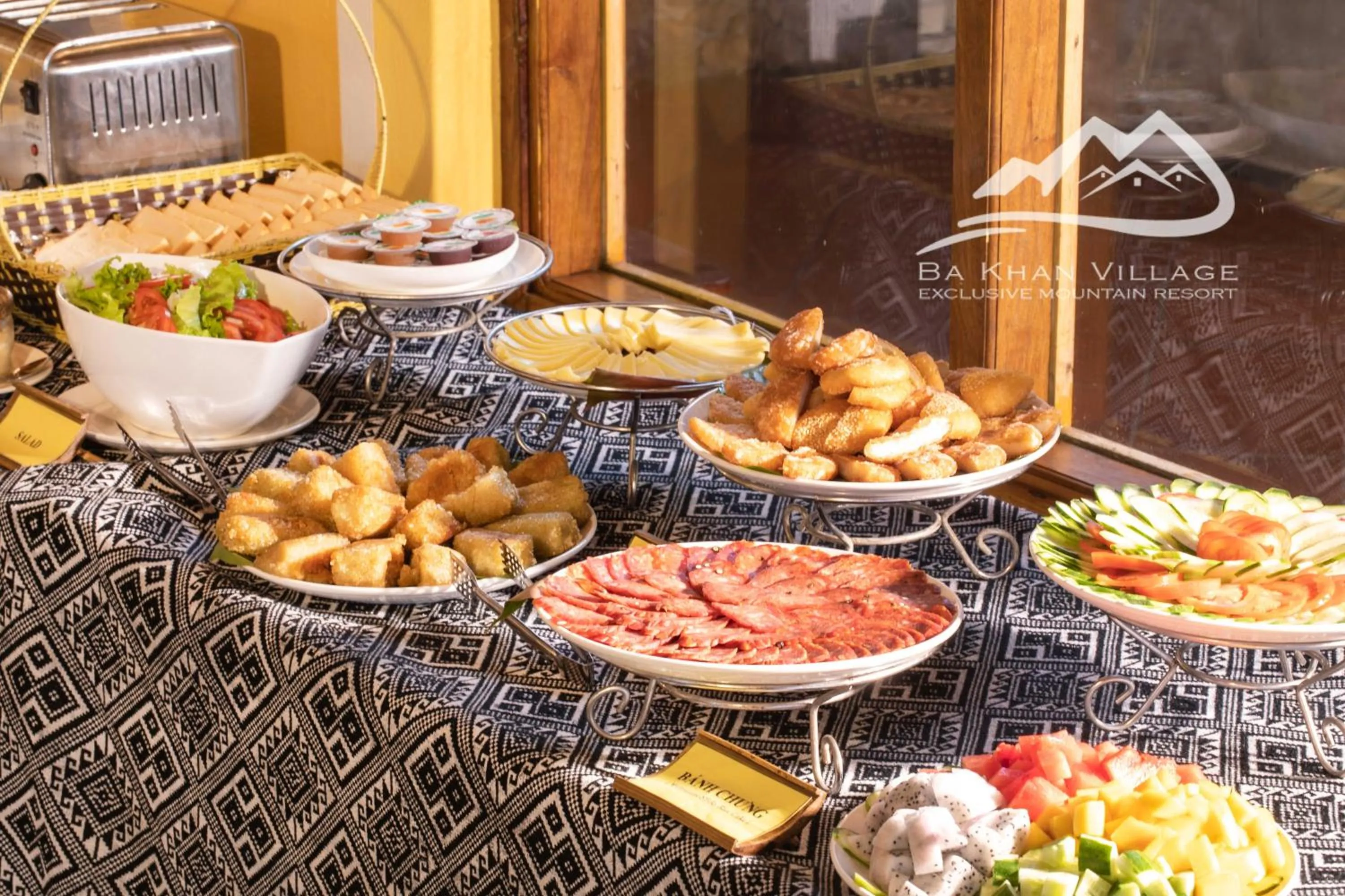 Food and drinks in Bakhan Village Resort