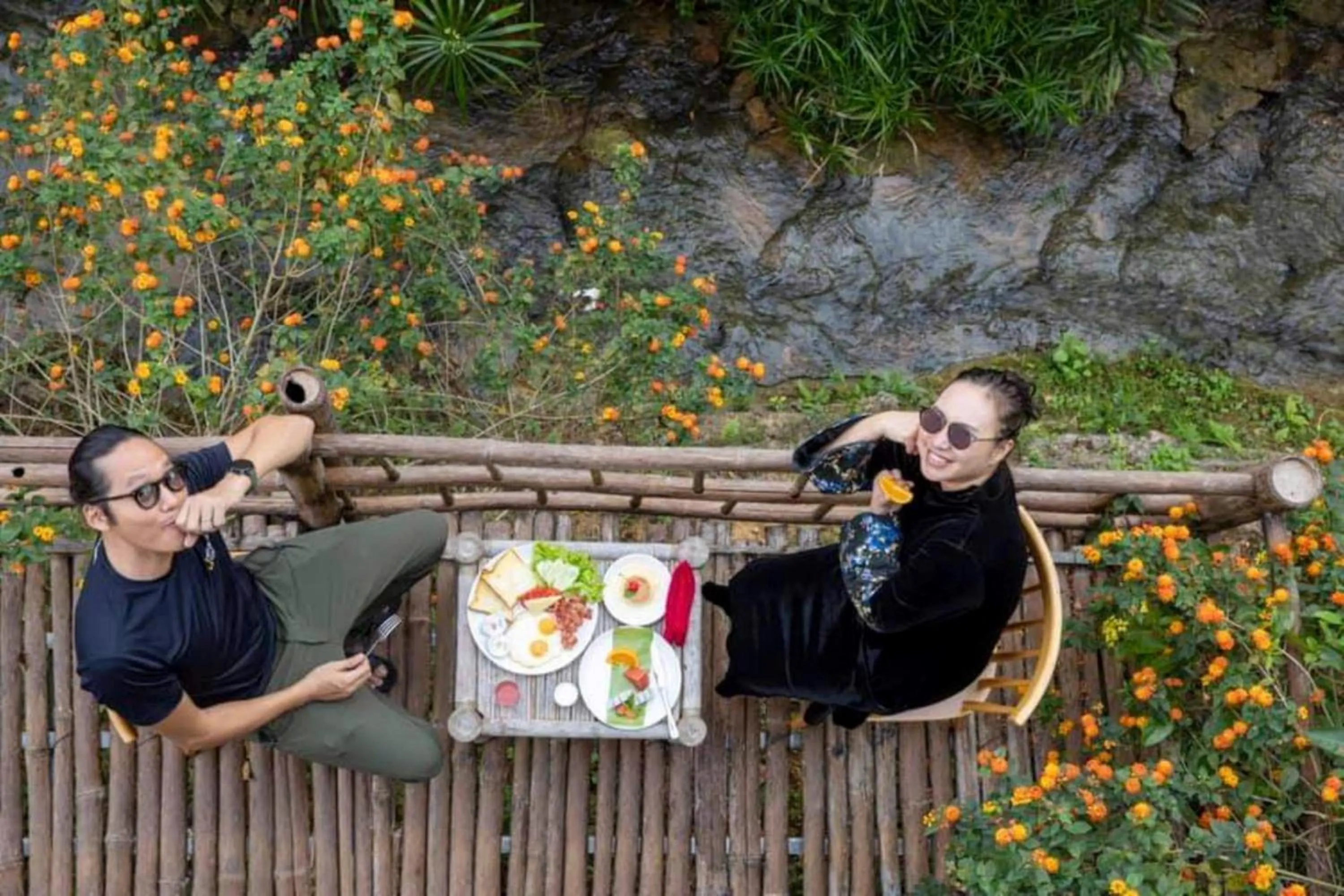 Garden view in Bakhan Village Resort