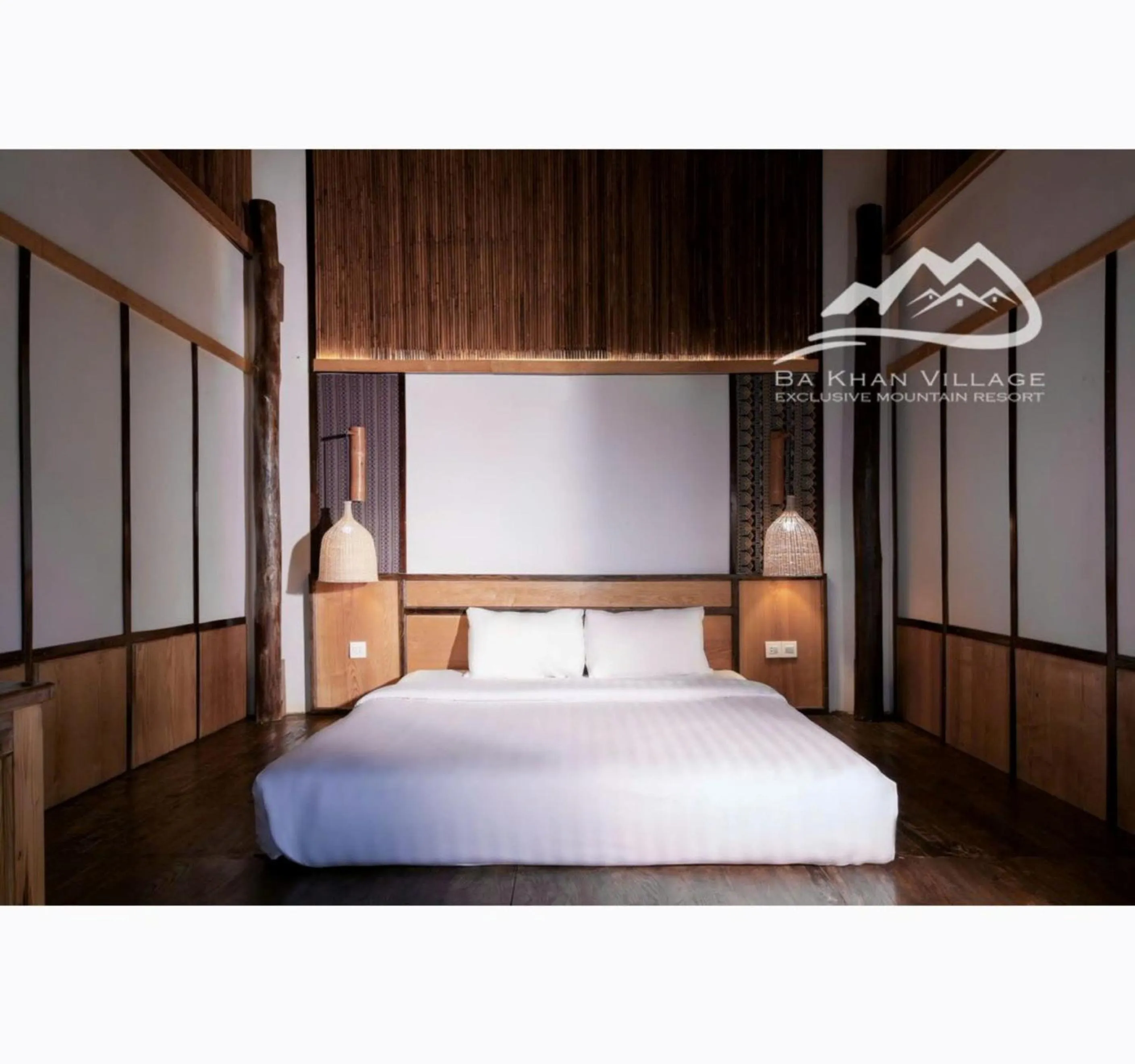 Bed in Bakhan Village Resort