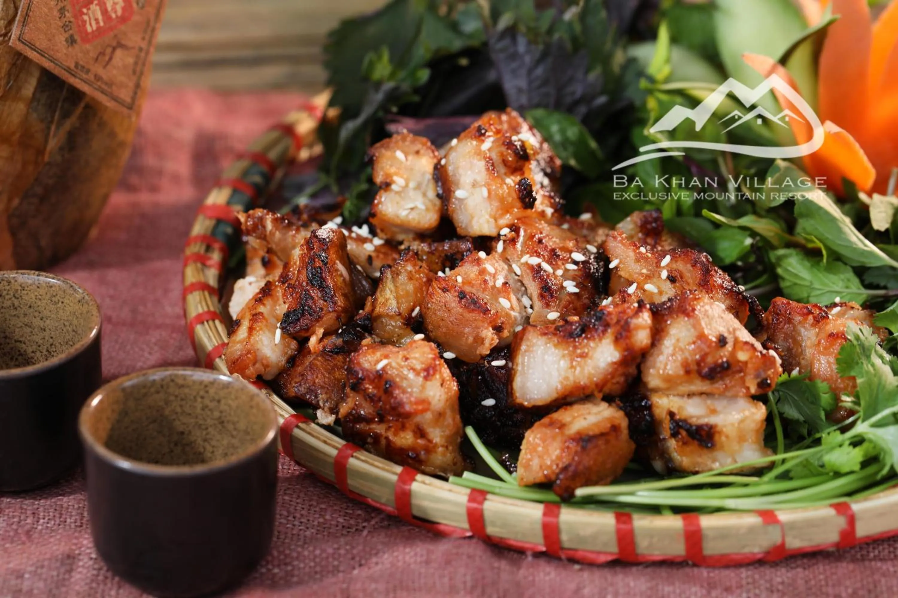 Food and drinks in Bakhan Village Resort