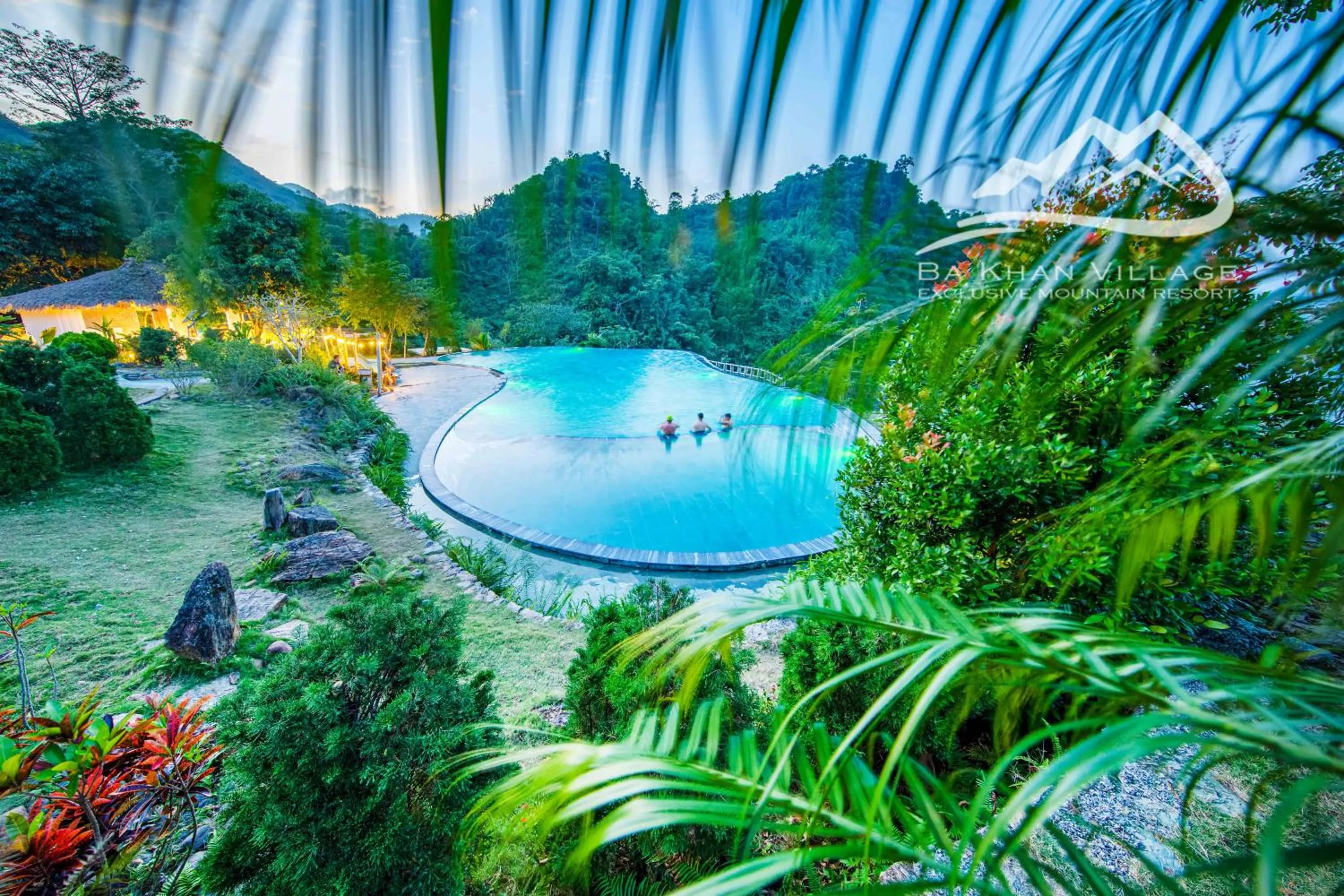 Swimming pool in Bakhan Village Resort