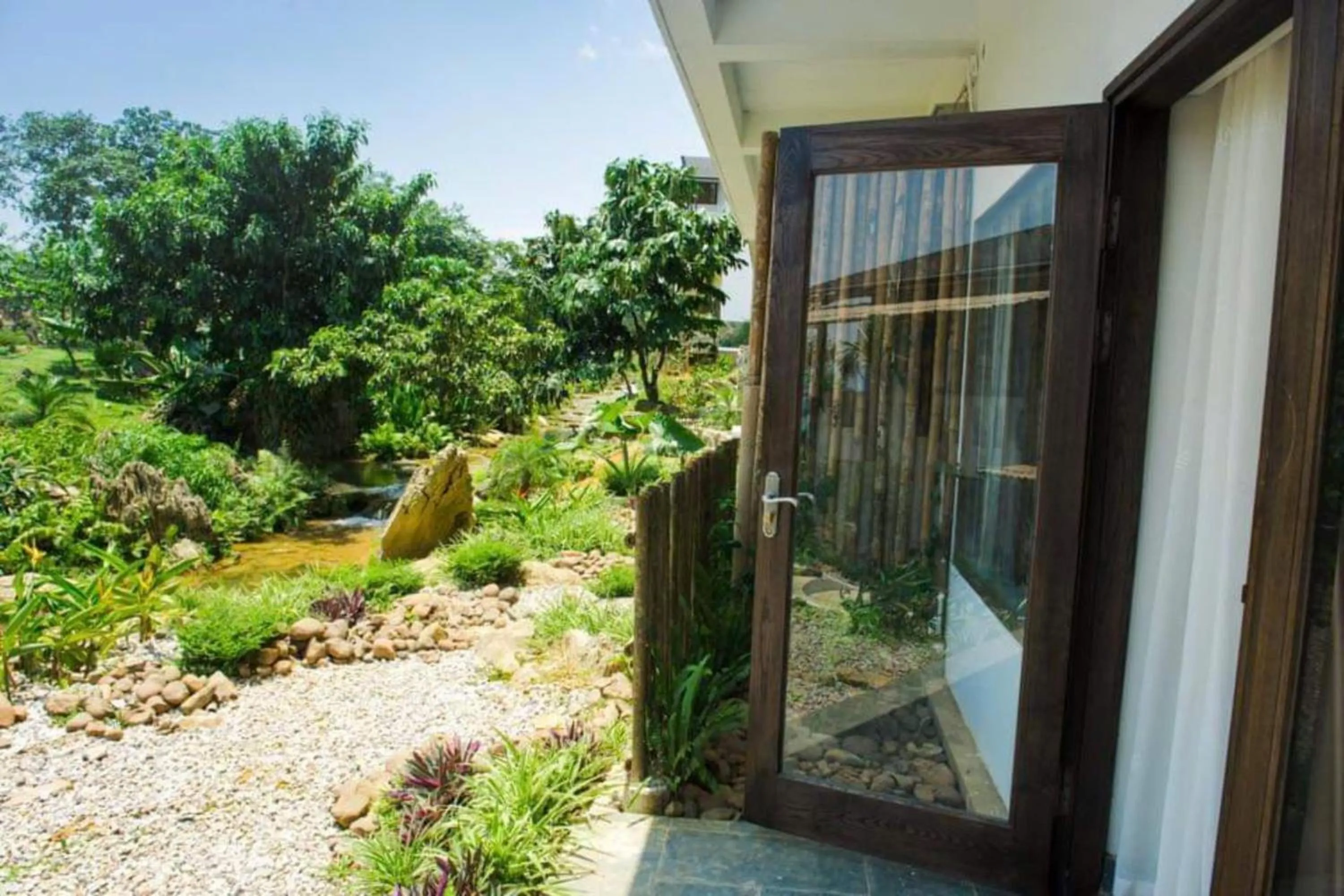 Garden view in Bakhan Village Resort