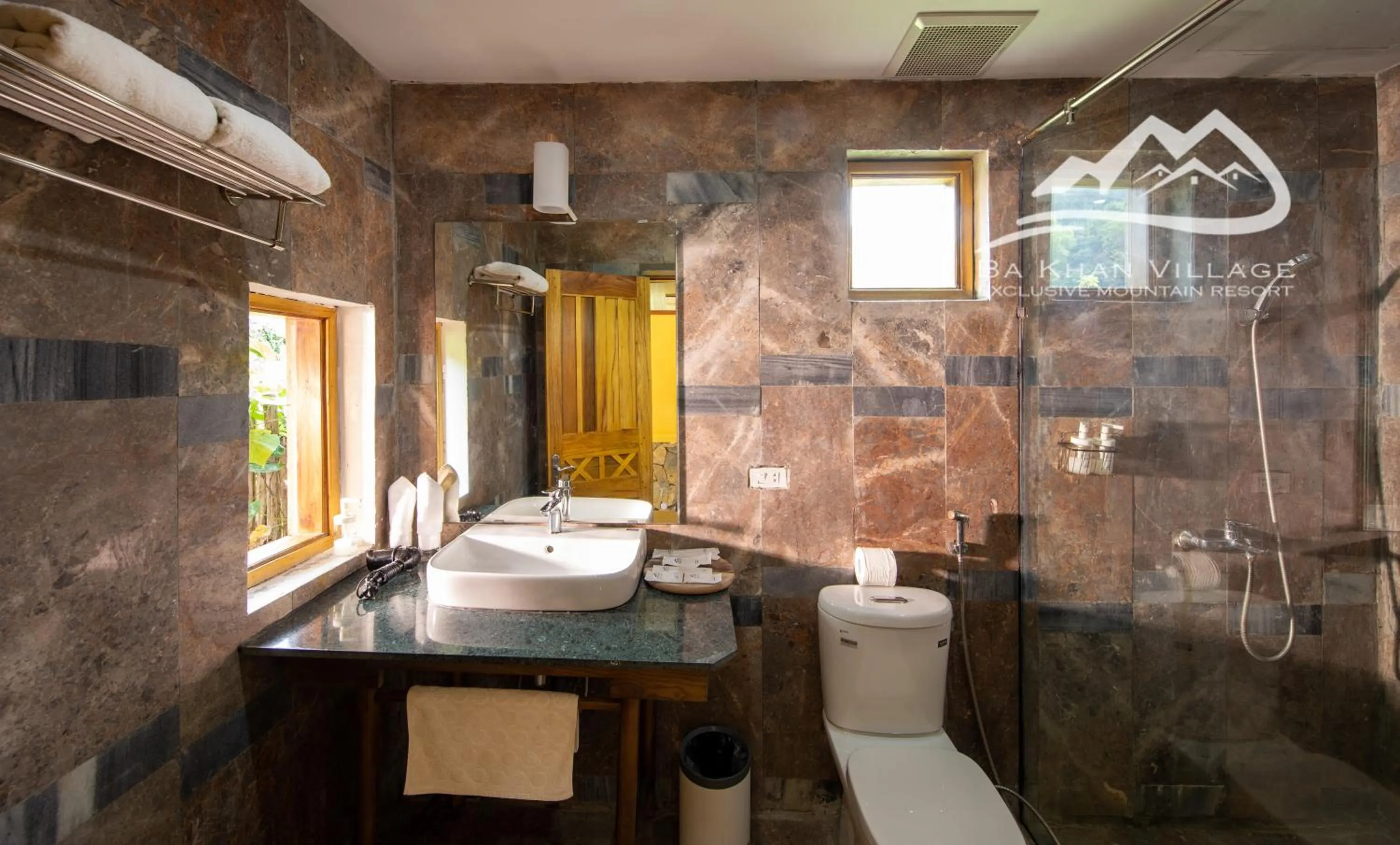 Bath in Bakhan Village Resort