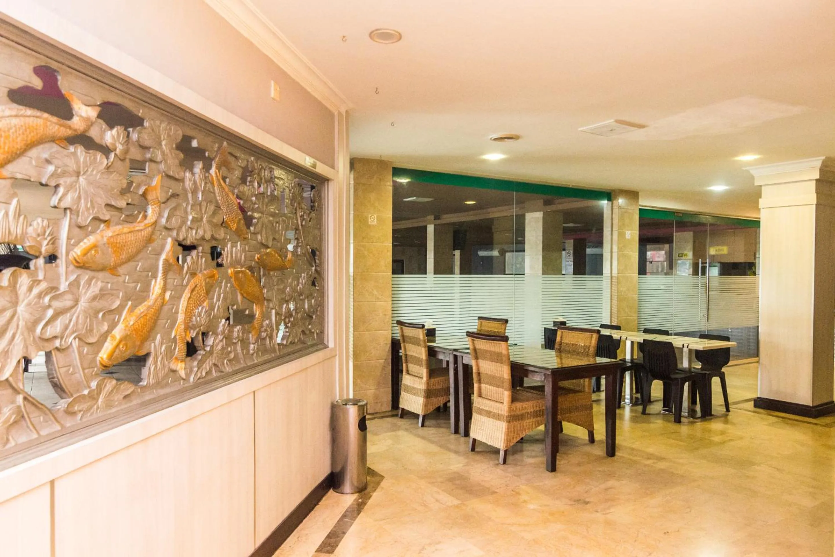 Dining area in Kita Hotel