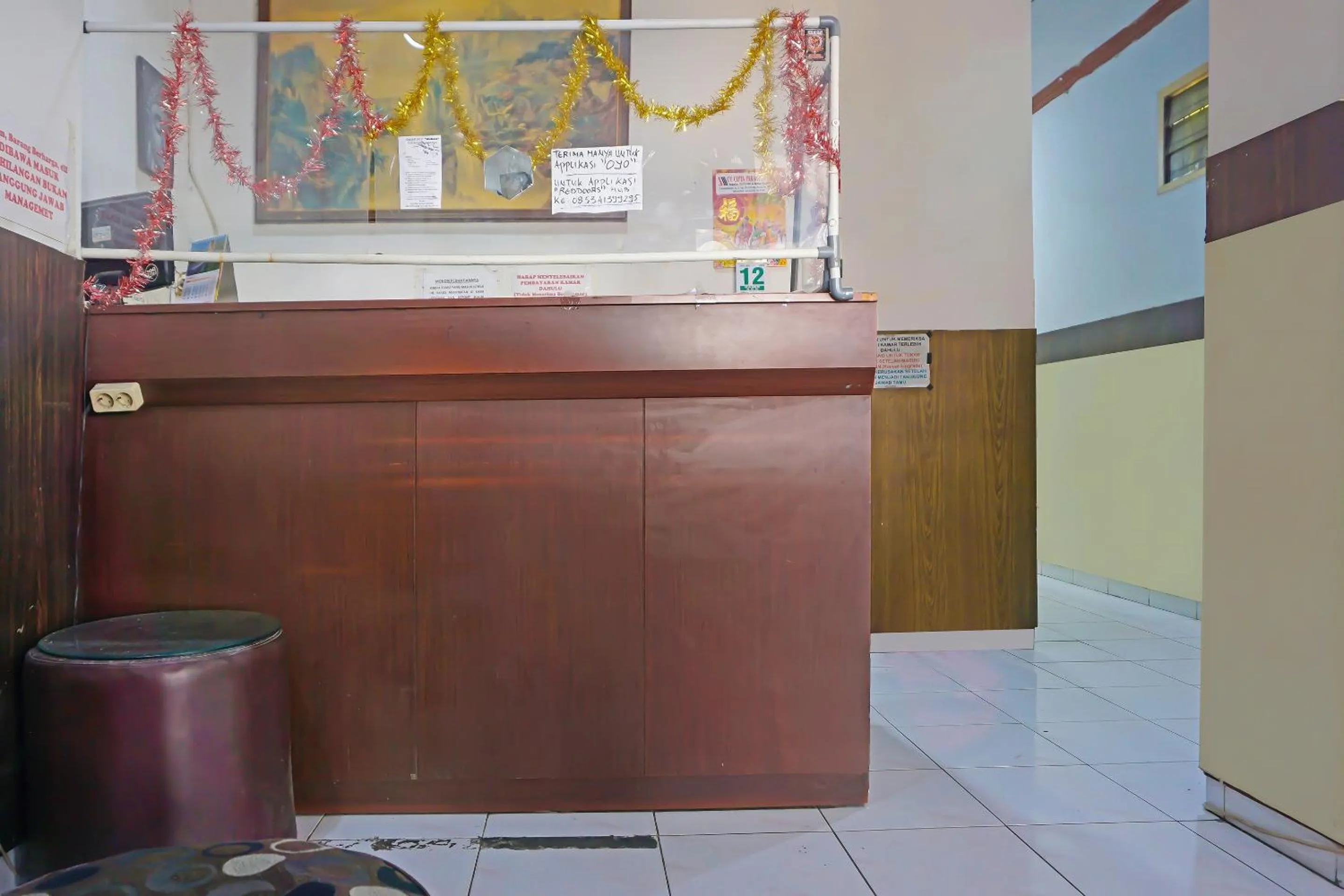 Lobby or reception in Hotel O Diamond Inn Makassar