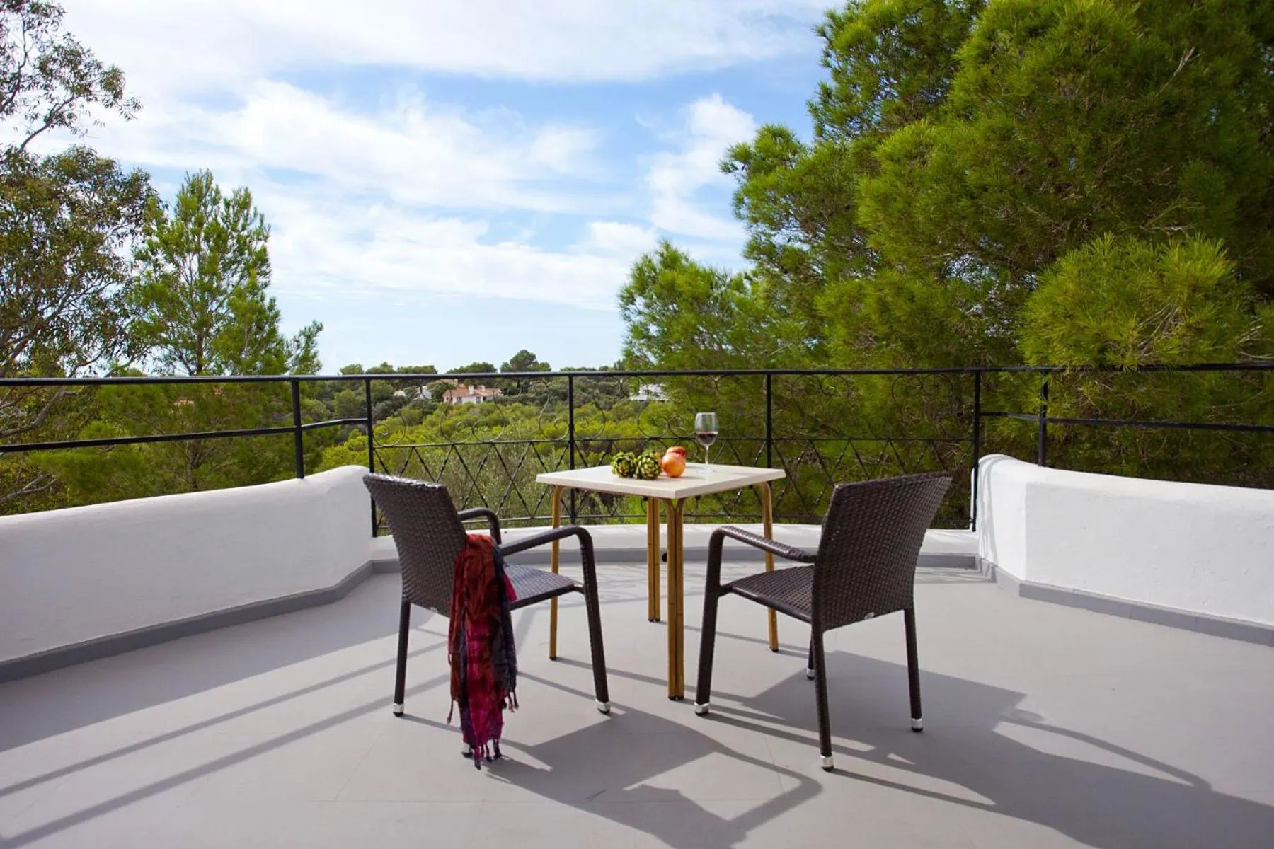 Balcony/Terrace in Apartamentos Cala Murada Tennis