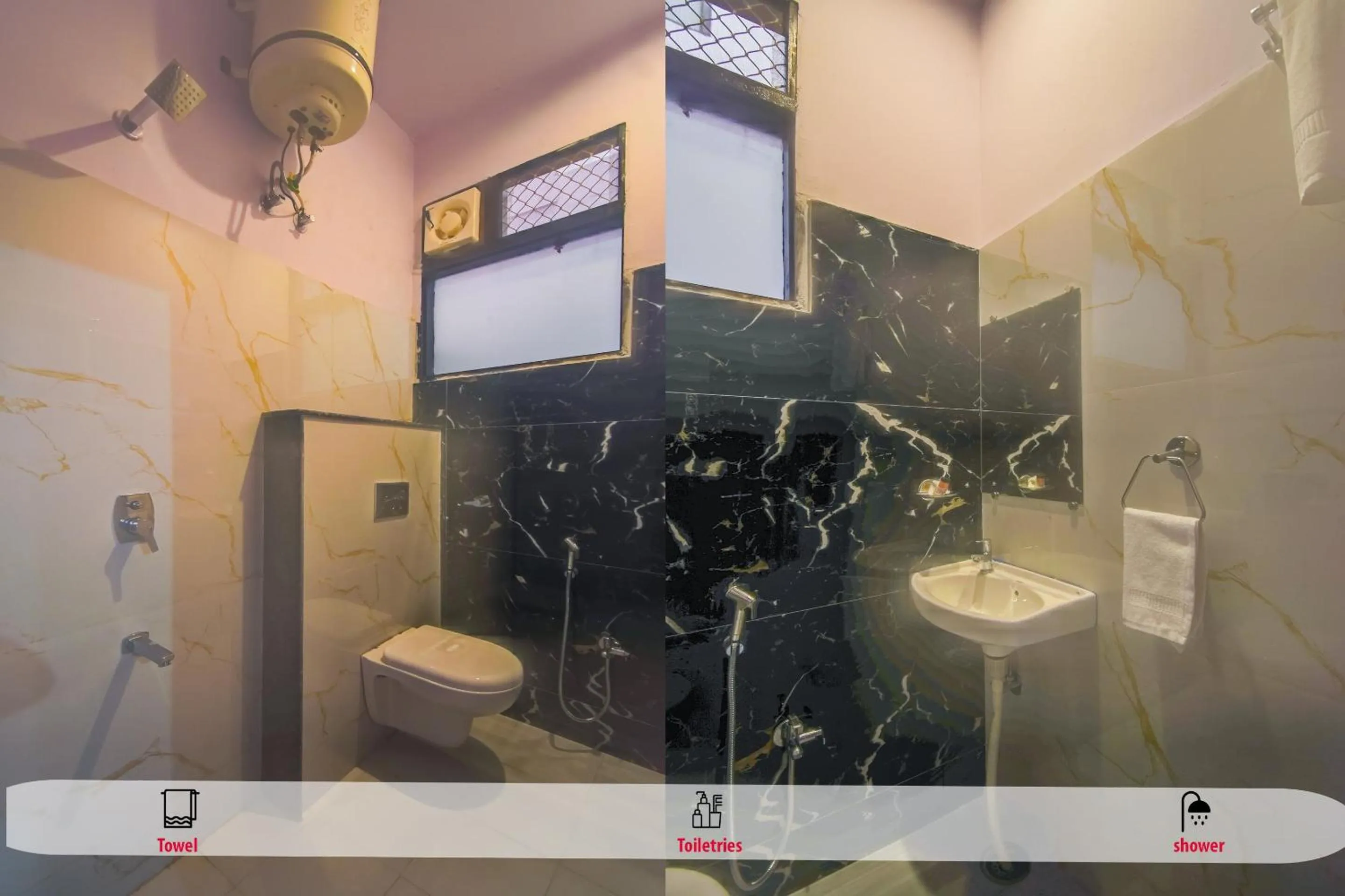 Bathroom in Hotel O Royal Blue