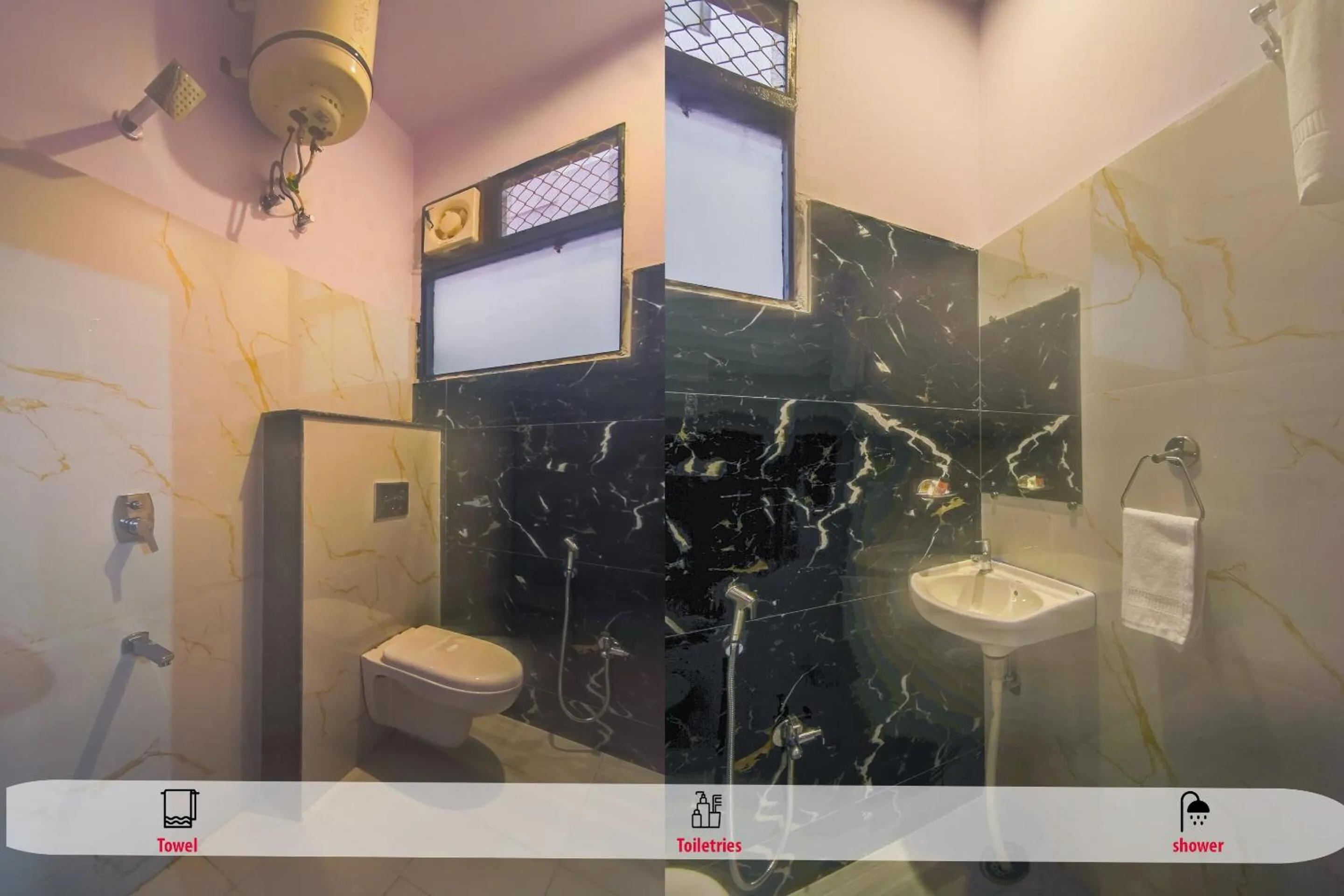 Bathroom in Hotel O Royal Blue