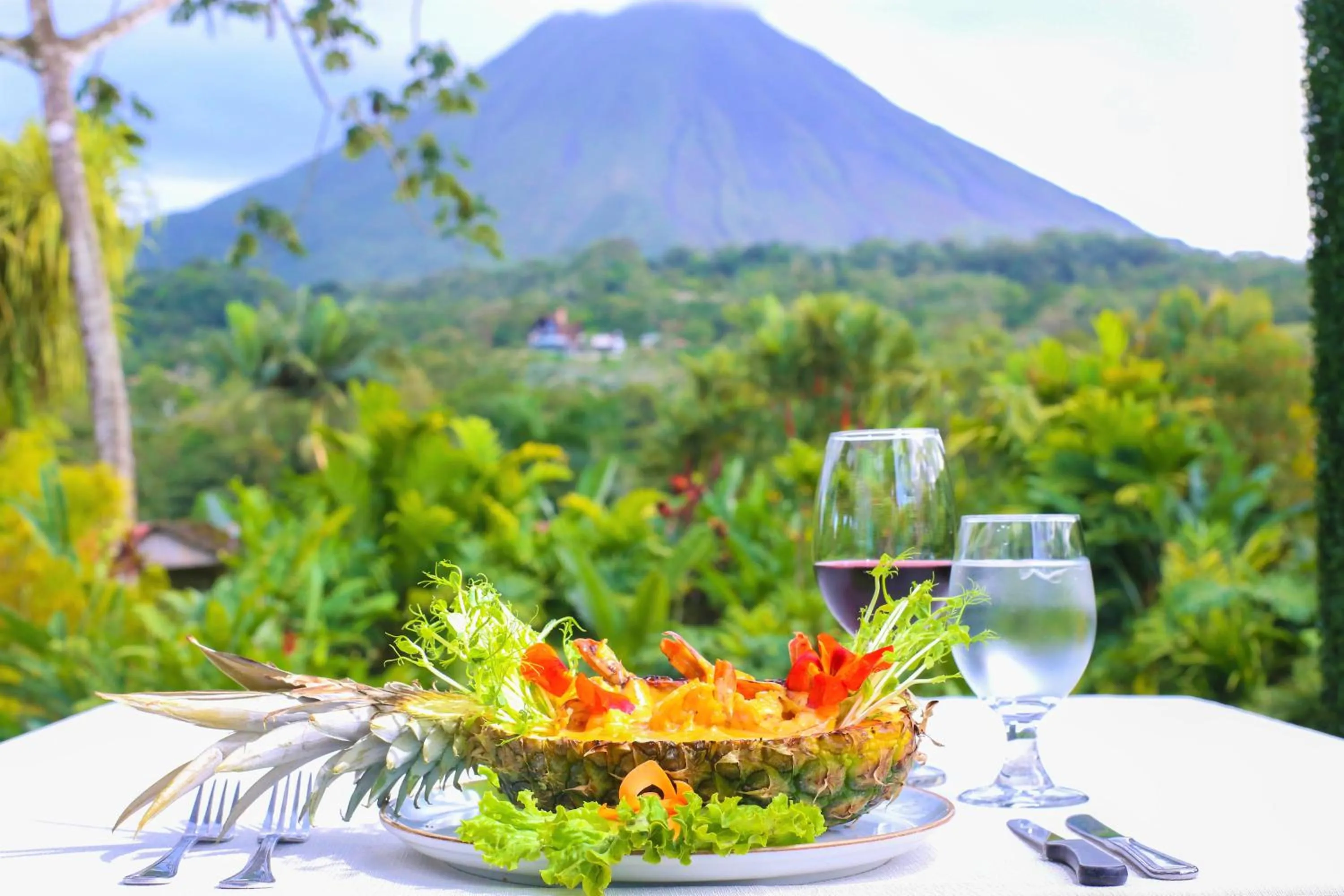 Food and drinks in Arenal Paraiso Resort Spa & Thermo Mineral Hot Springs