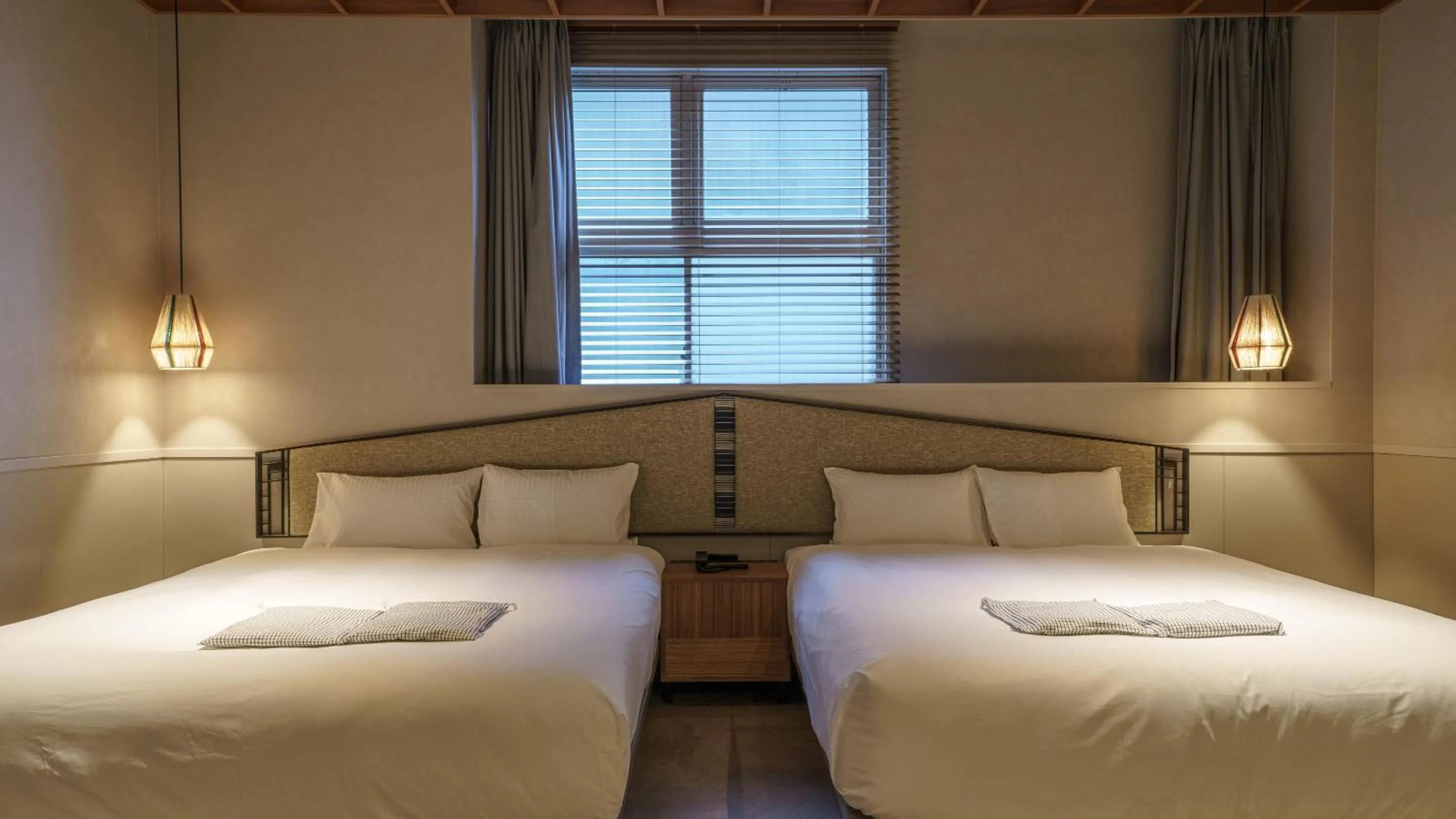 Bed in Hotel Aoka Kamigoto