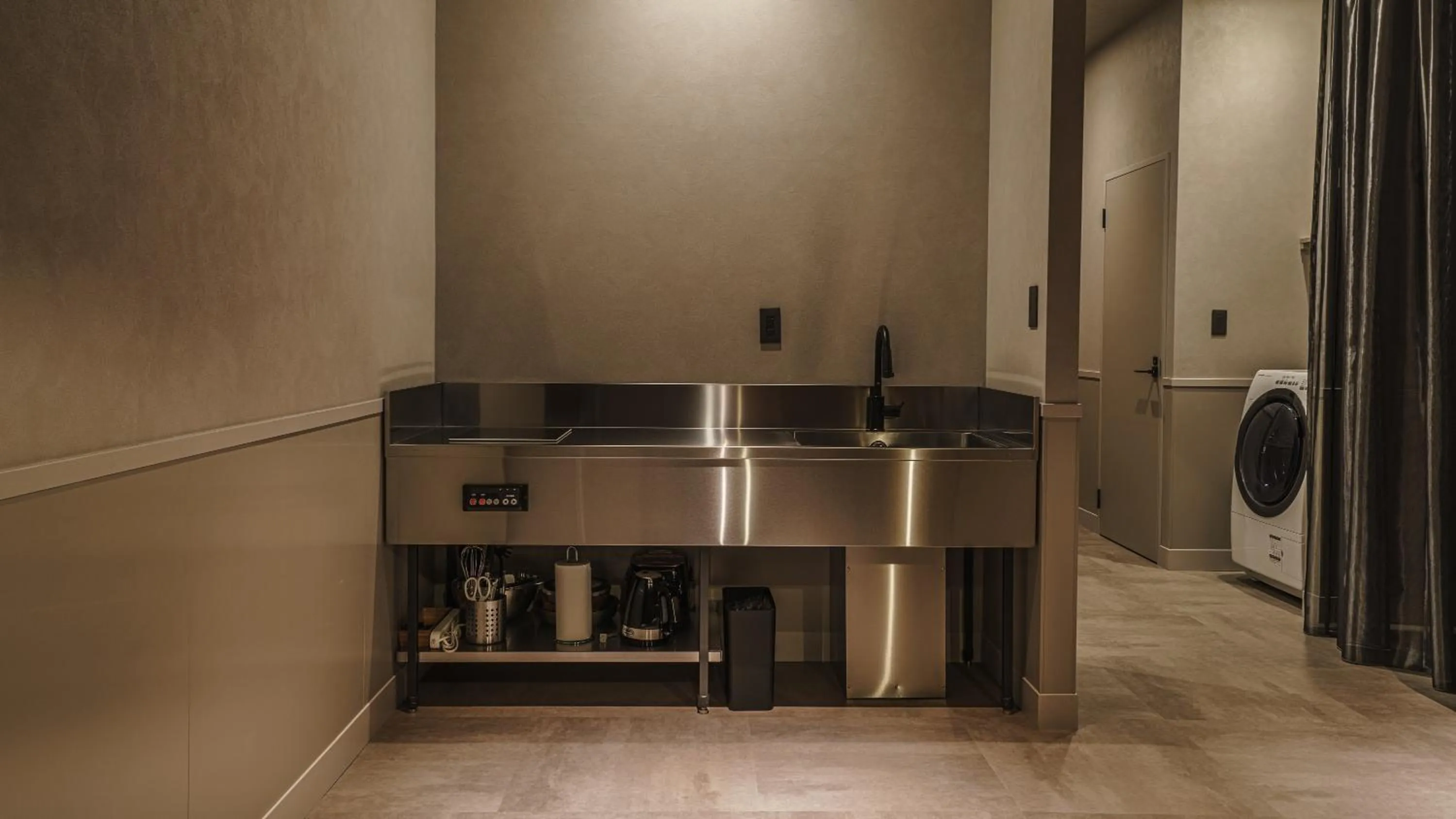 Kitchen or kitchenette in Hotel Aoka Kamigoto