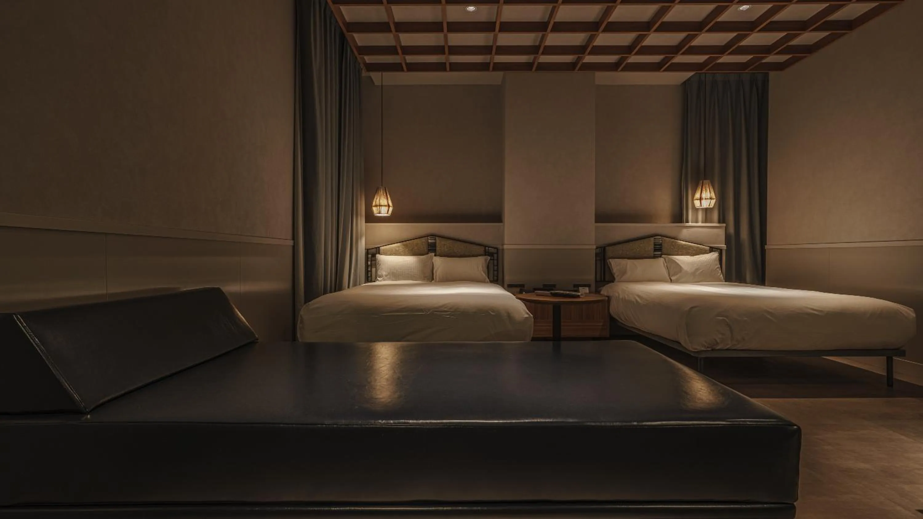 Bed in Hotel Aoka Kamigoto