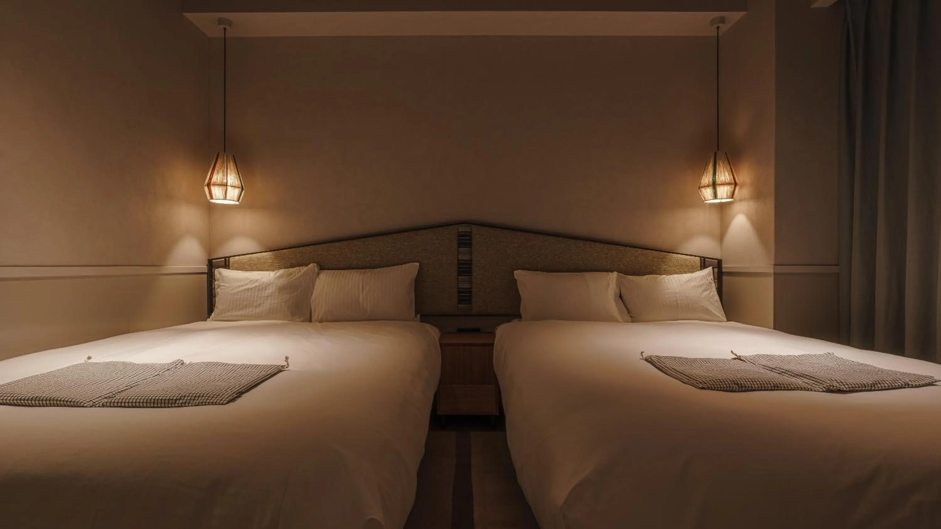 Bed in Hotel Aoka Kamigoto