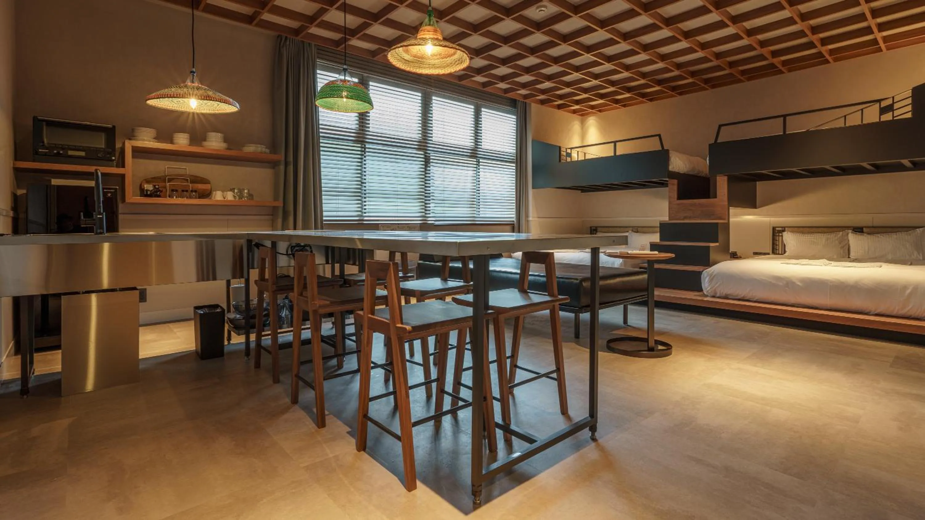 Dining area, Bed in Hotel Aoka Kamigoto