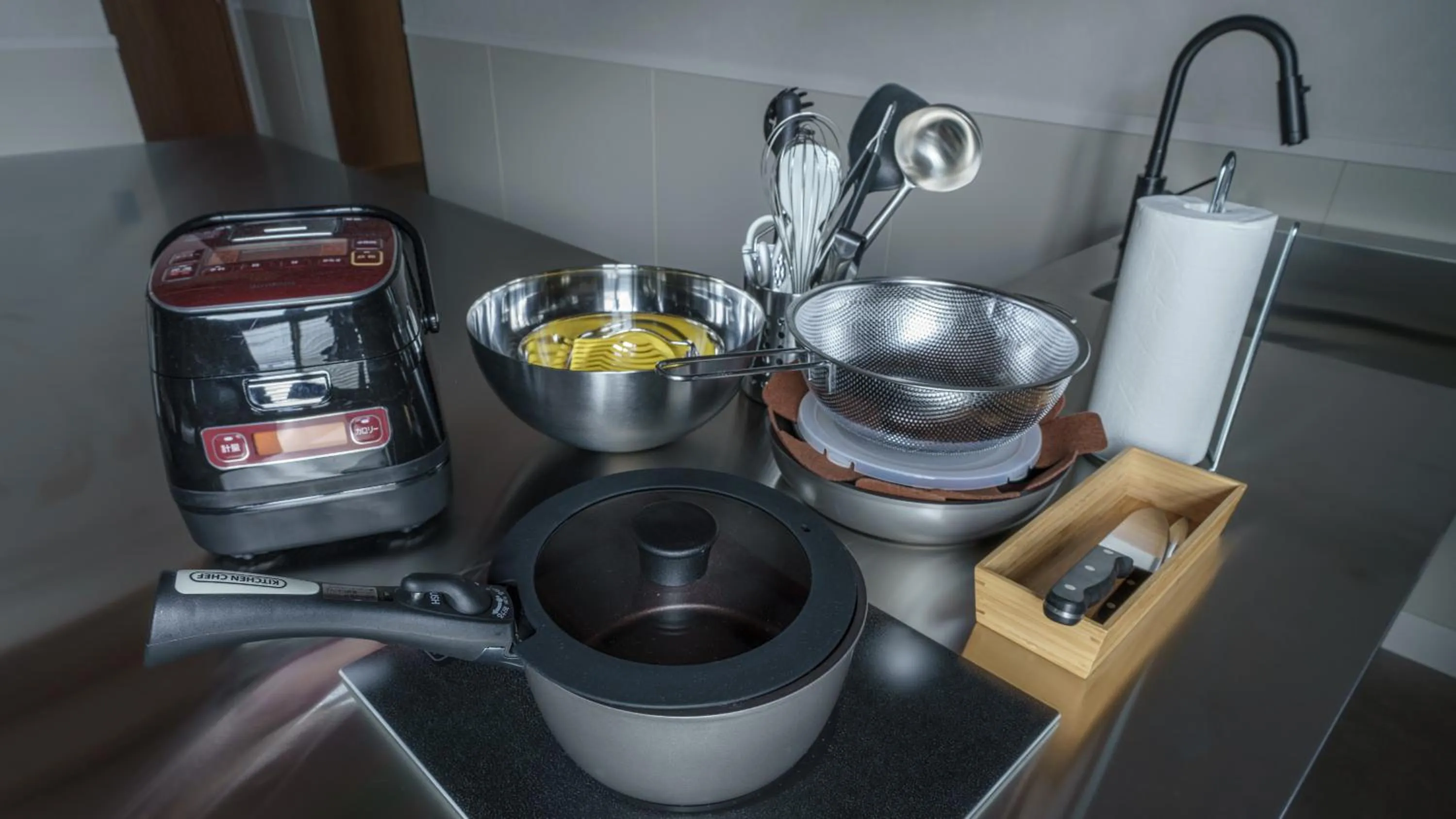 Kitchen or kitchenette in Hotel Aoka Kamigoto