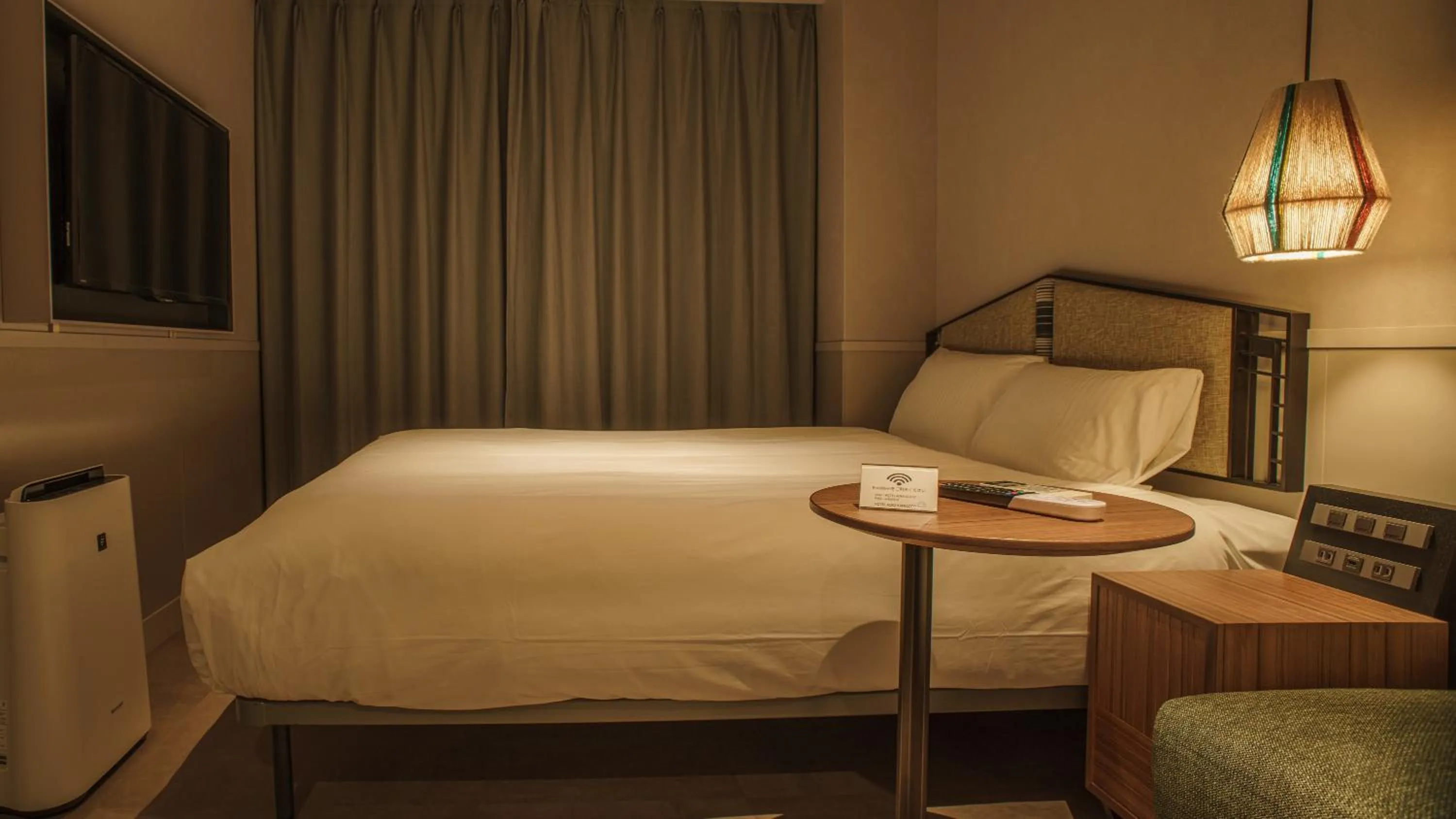 Bed in Hotel Aoka Kamigoto