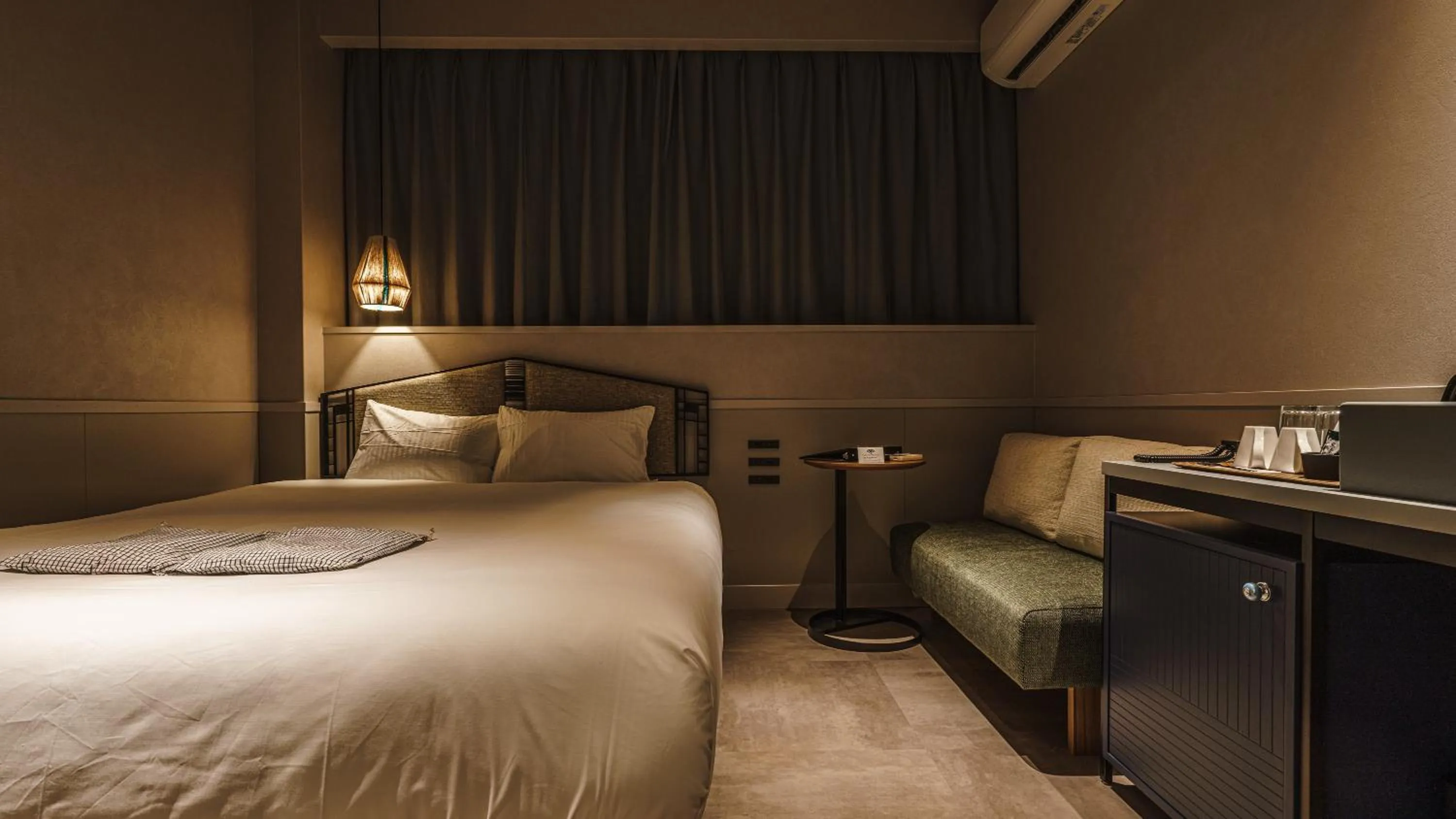 Bed in Hotel Aoka Kamigoto