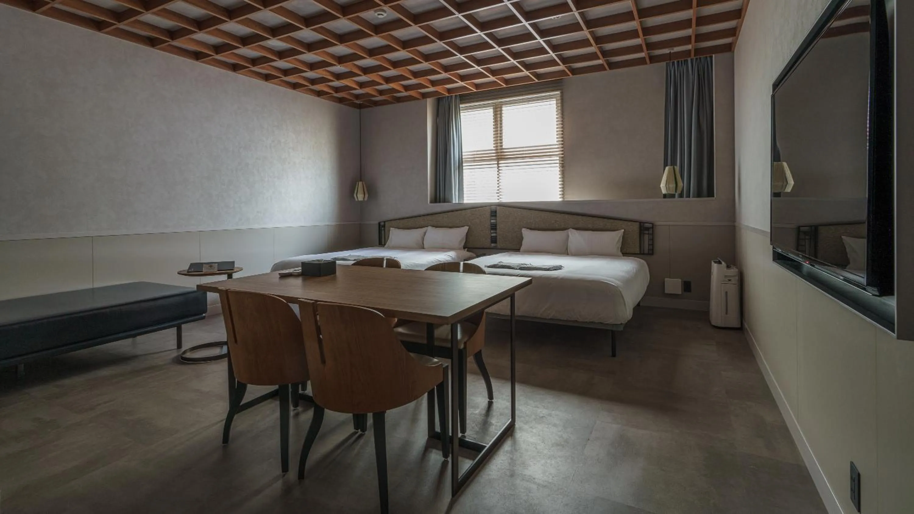 Dining area, Bed in Hotel Aoka Kamigoto