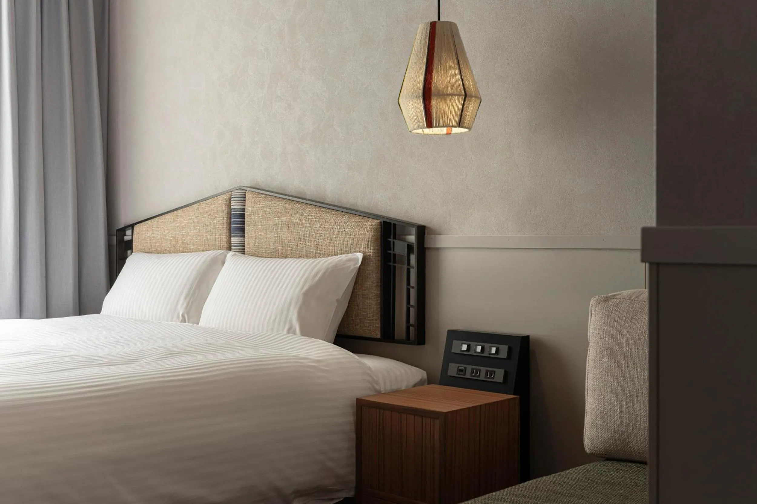 Bed in Hotel Aoka Kamigoto