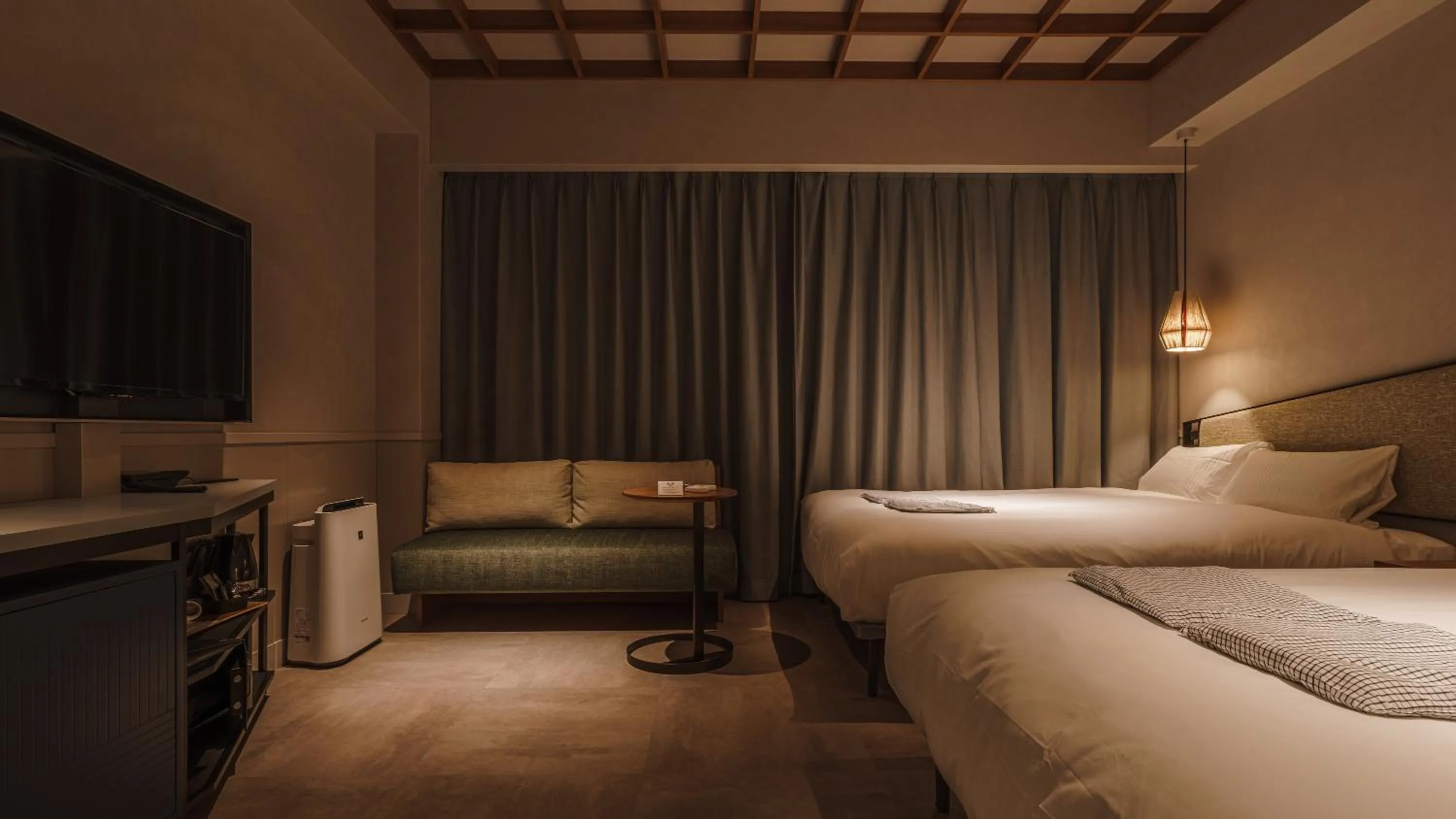 Bed in Hotel Aoka Kamigoto