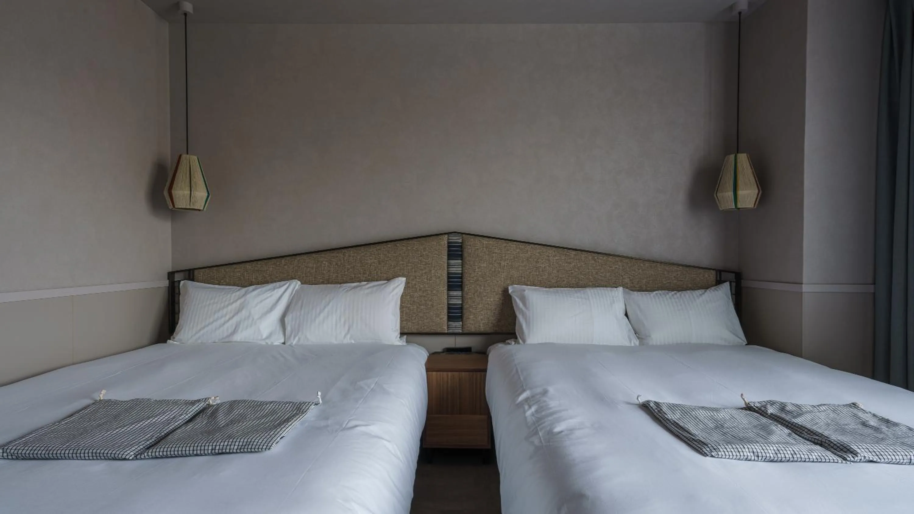 Bed in Hotel Aoka Kamigoto