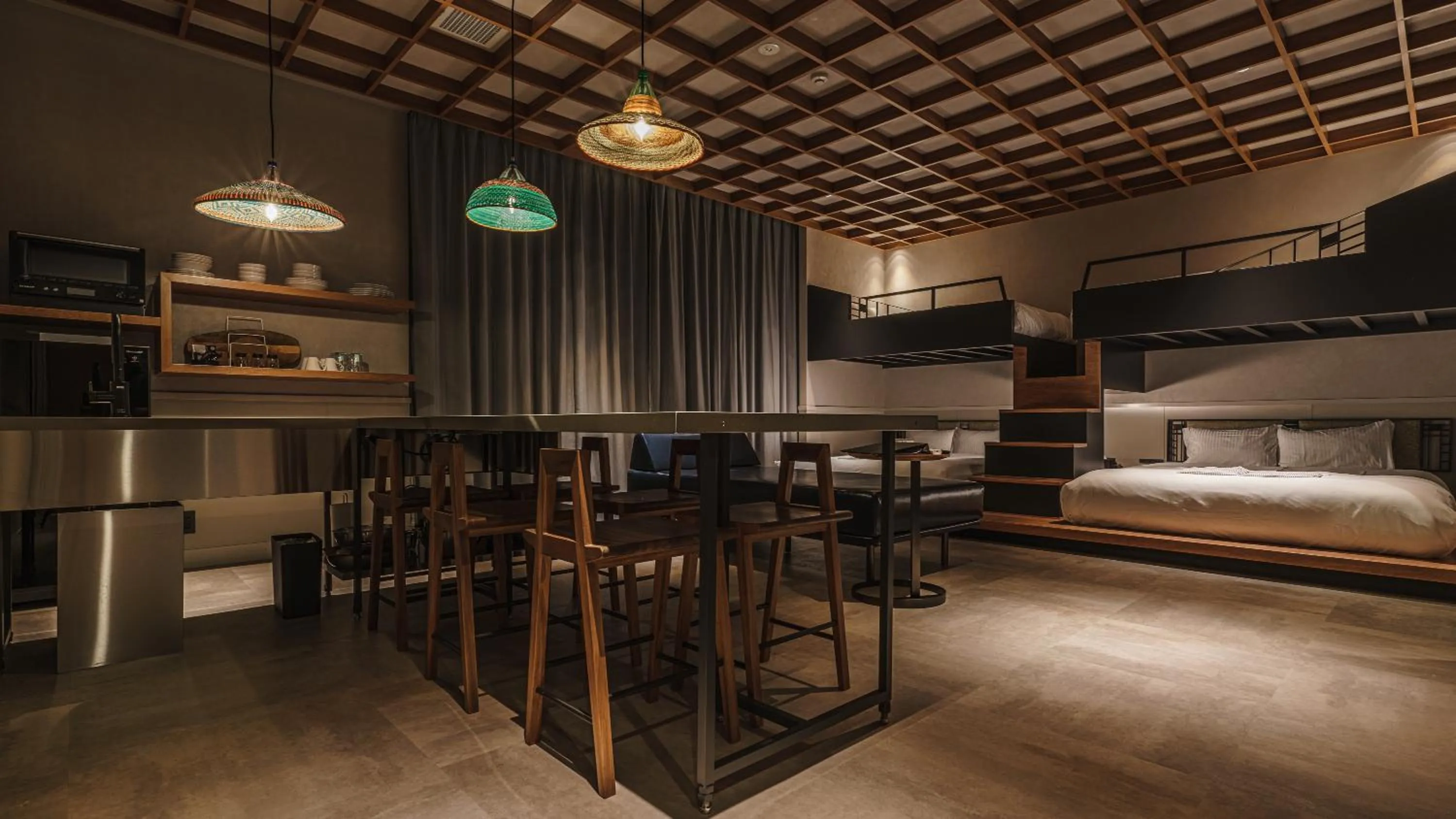 Dining area, Bed in Hotel Aoka Kamigoto