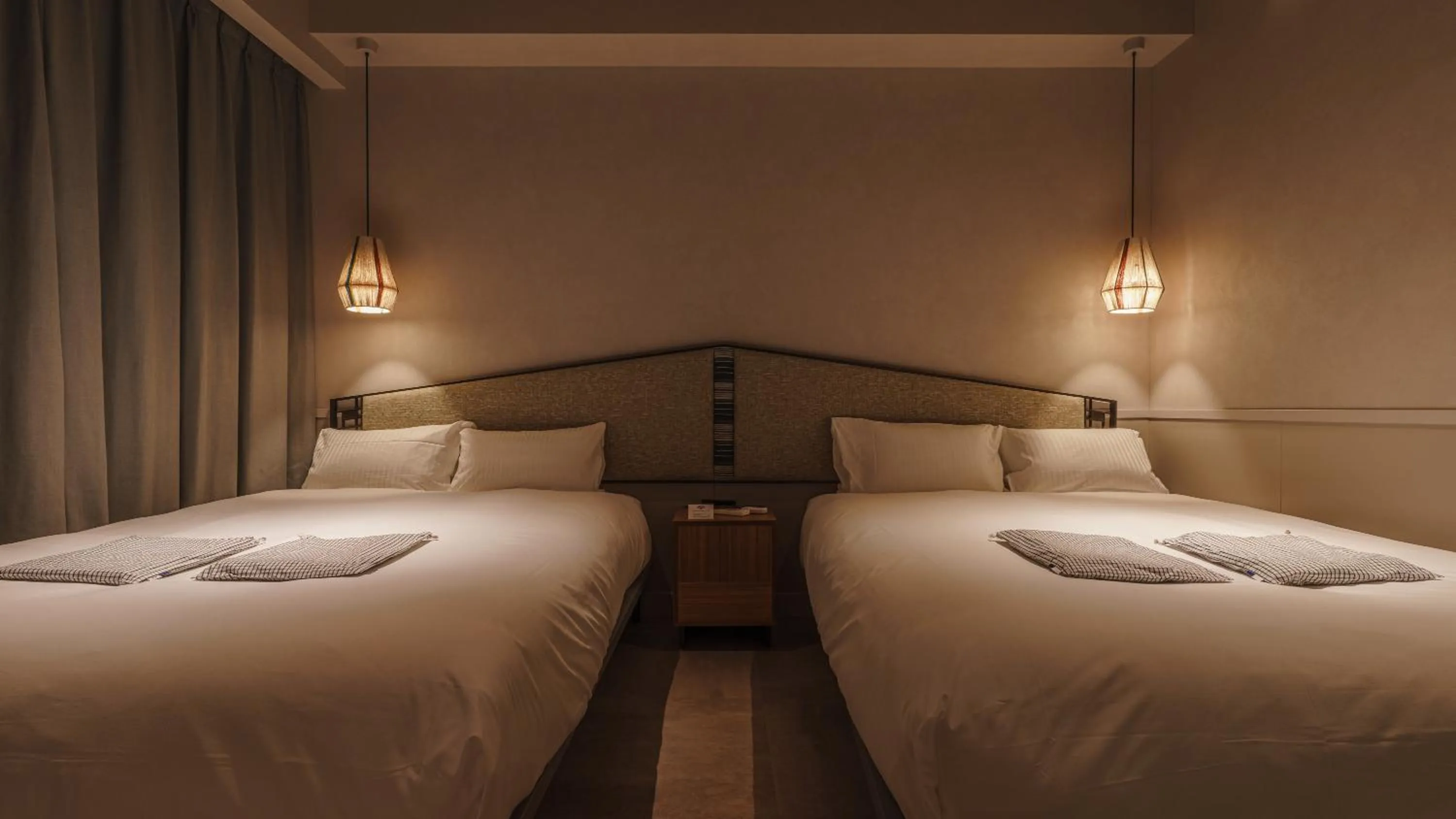 Bed in Hotel Aoka Kamigoto