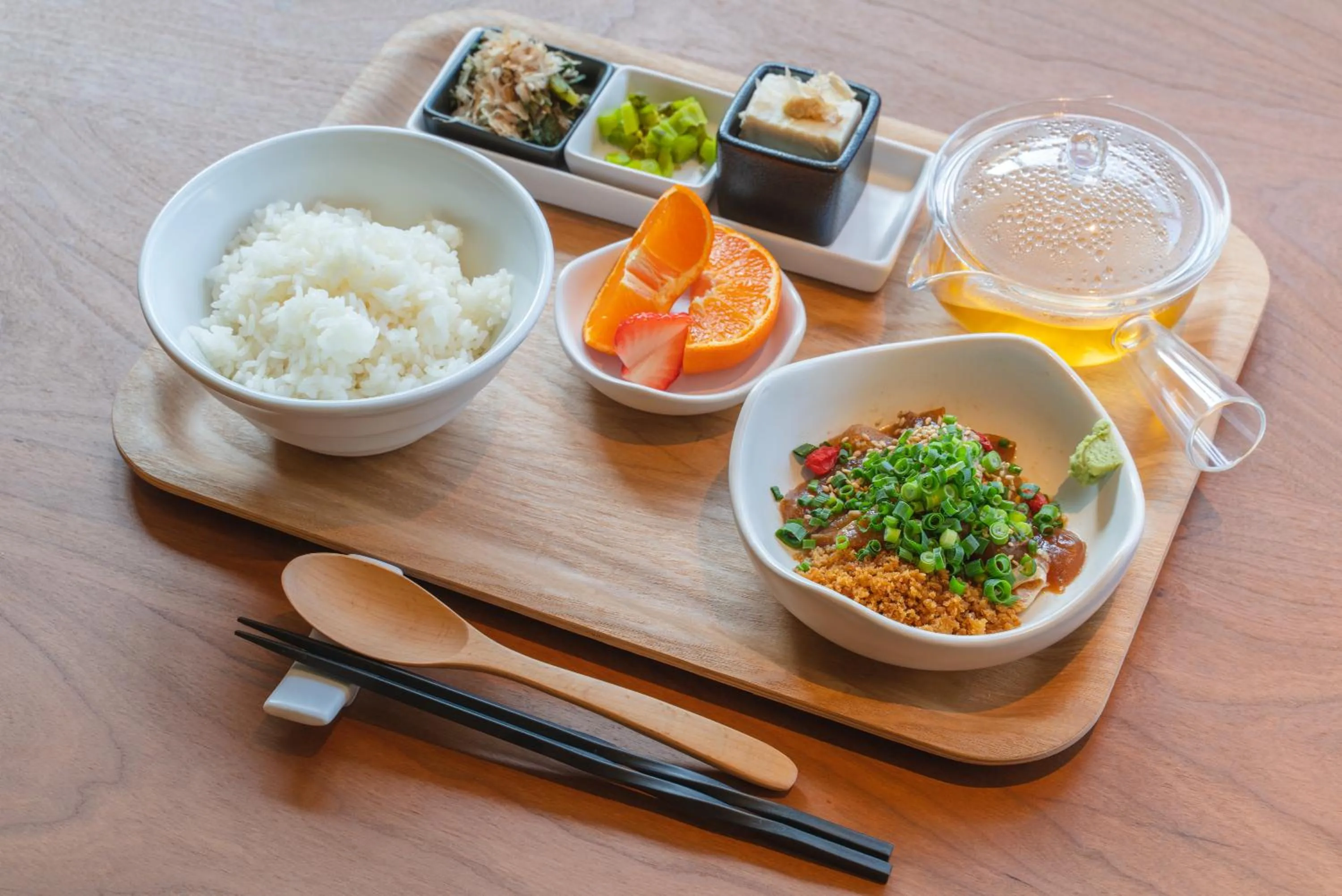 Food and drinks in Hotel Aoka Kamigoto