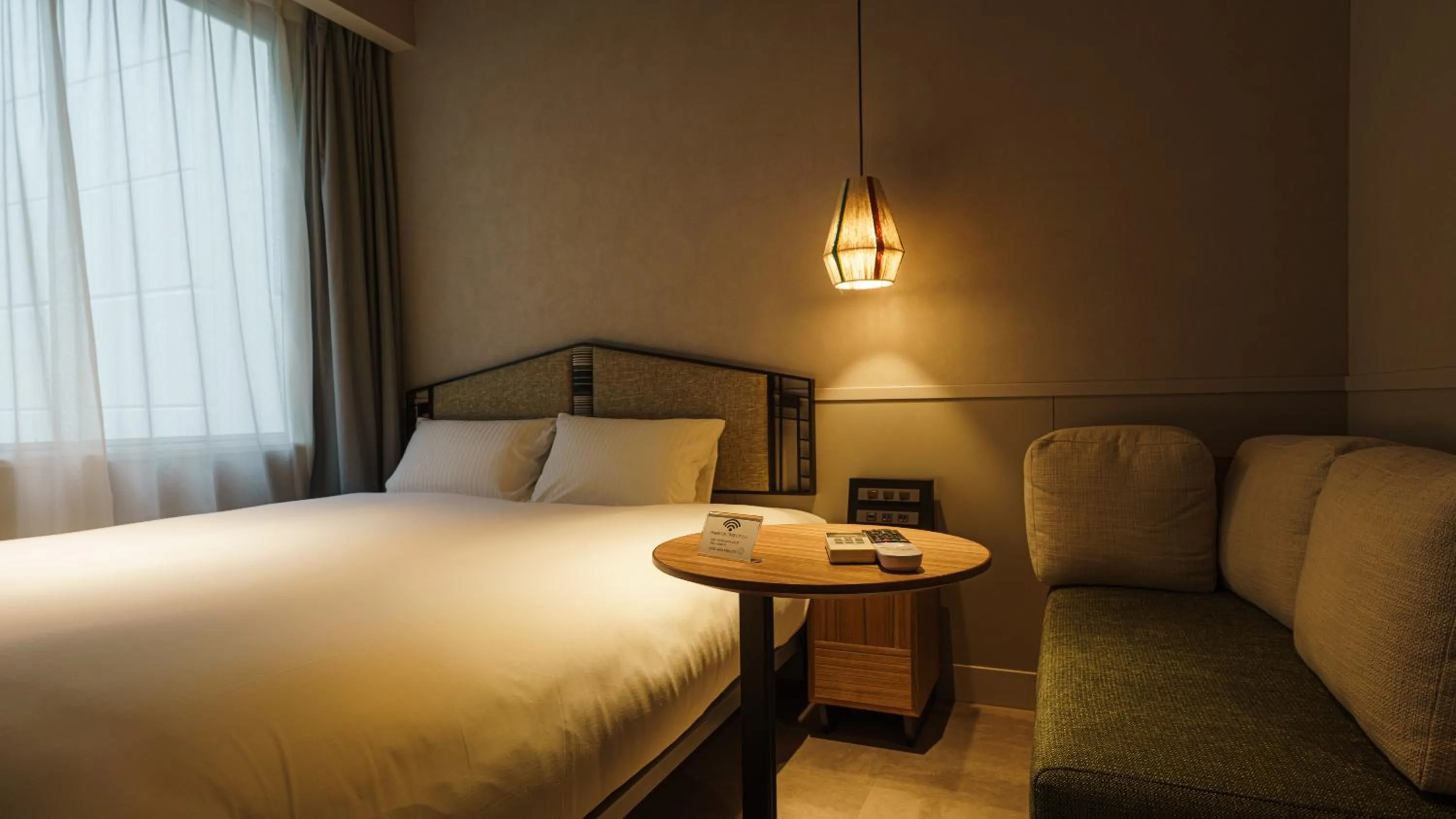 Bed in Hotel Aoka Kamigoto