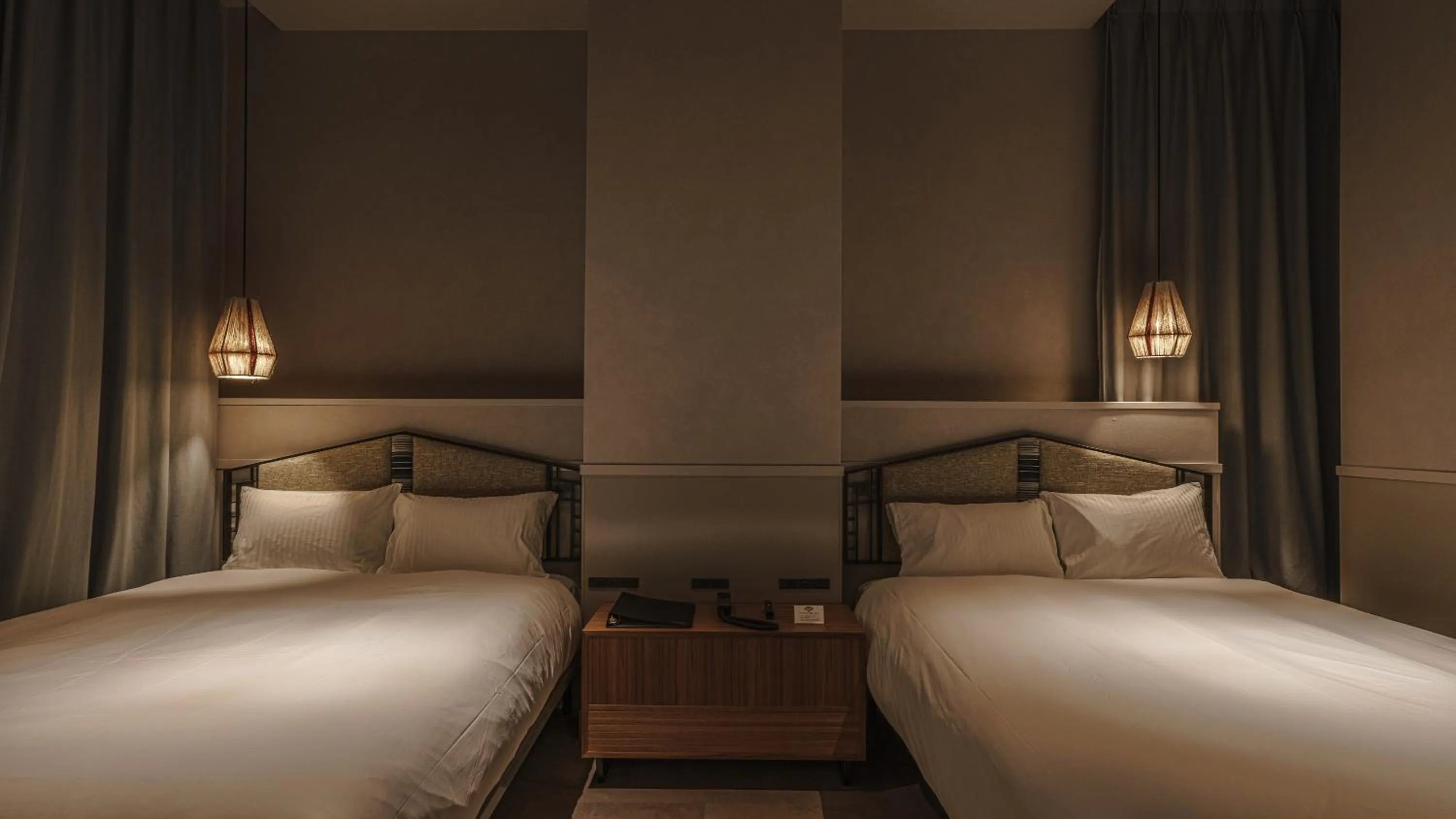 Bed in Hotel Aoka Kamigoto