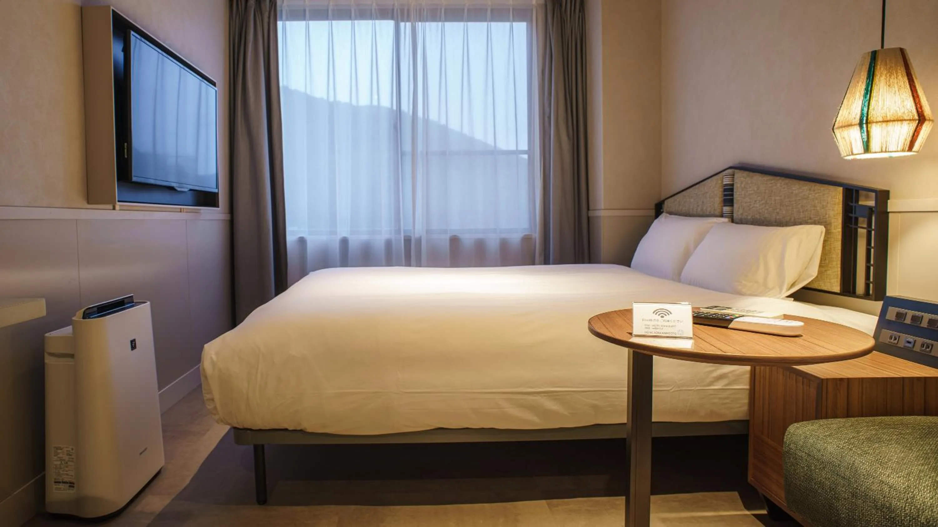 Bed in Hotel Aoka Kamigoto