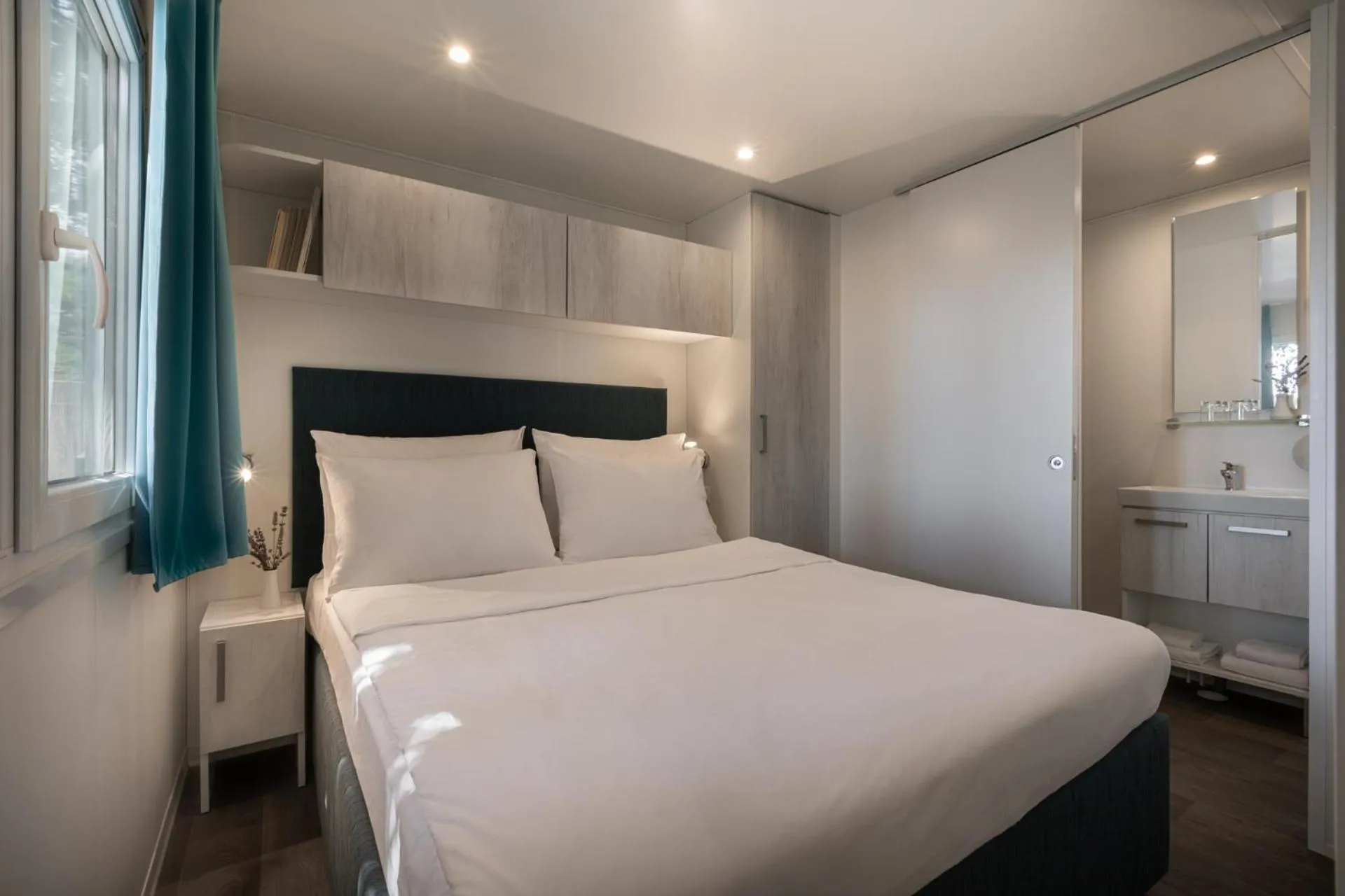 Bed in Maistra Camping Koversada Uncovered Naturist Mobile homes