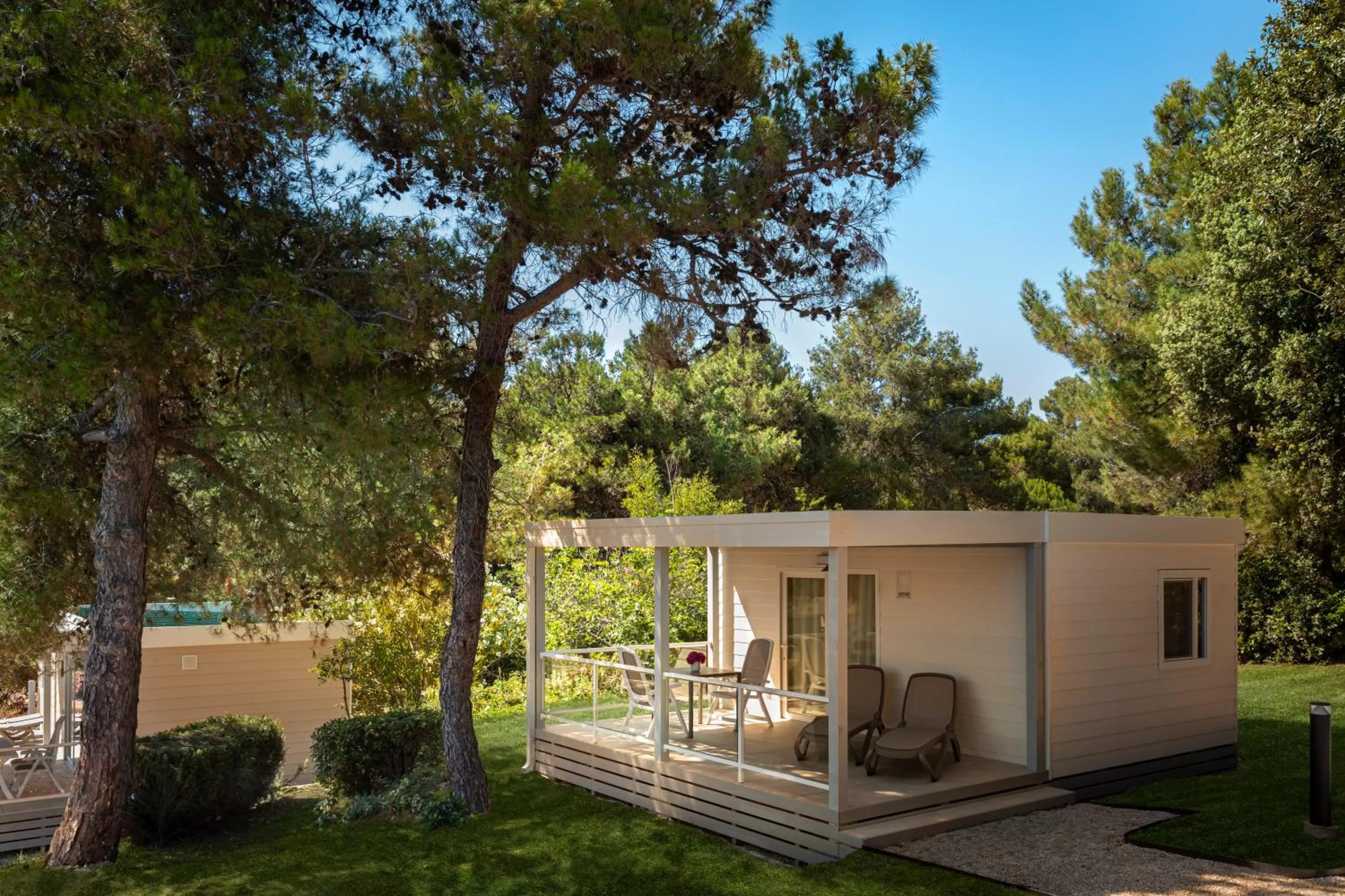 Facade/entrance in Maistra Camping Koversada Uncovered Naturist Mobile homes