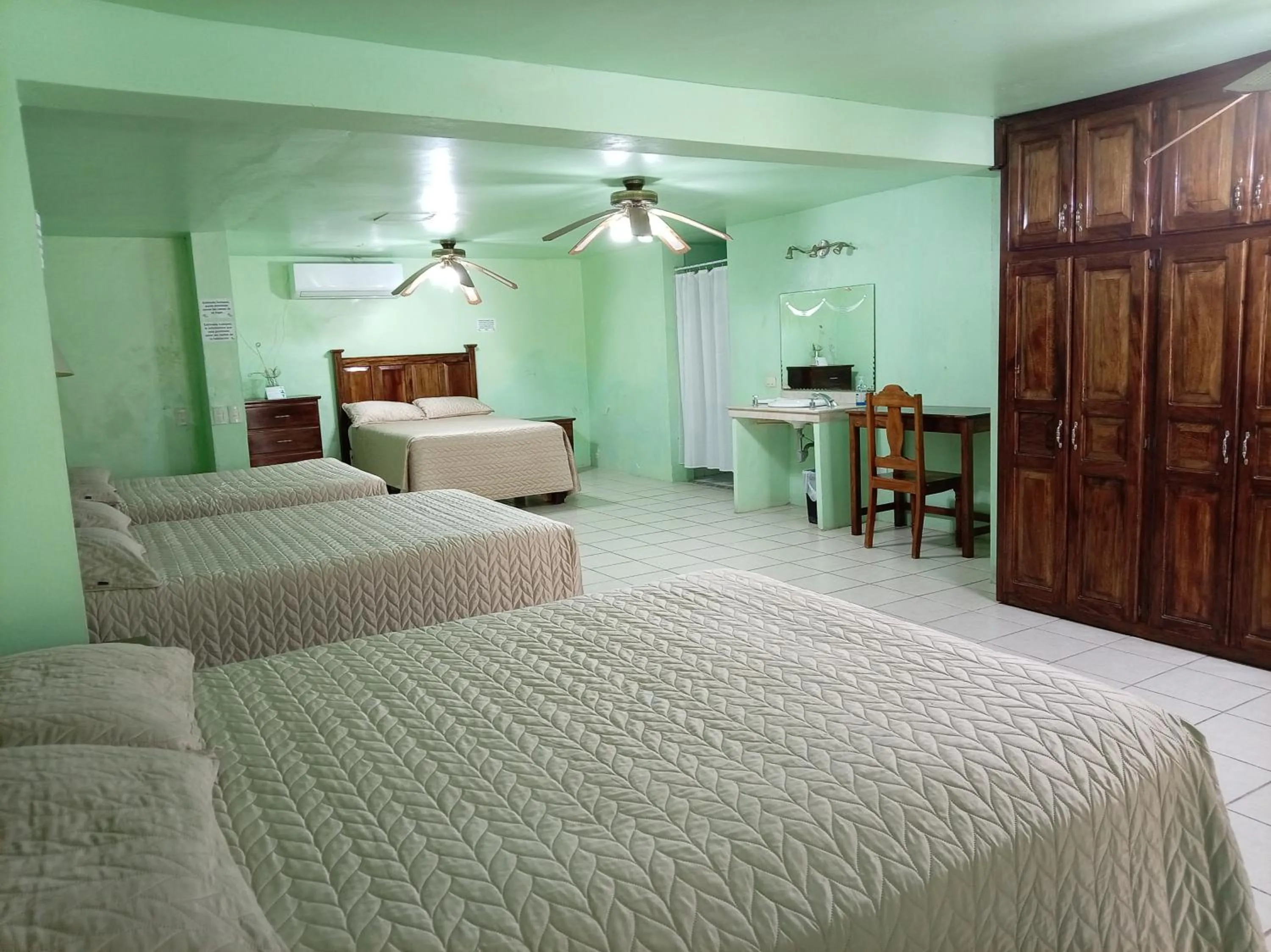 Bed in Freedom Shores "La Gringa" Hotel - Universally Designed