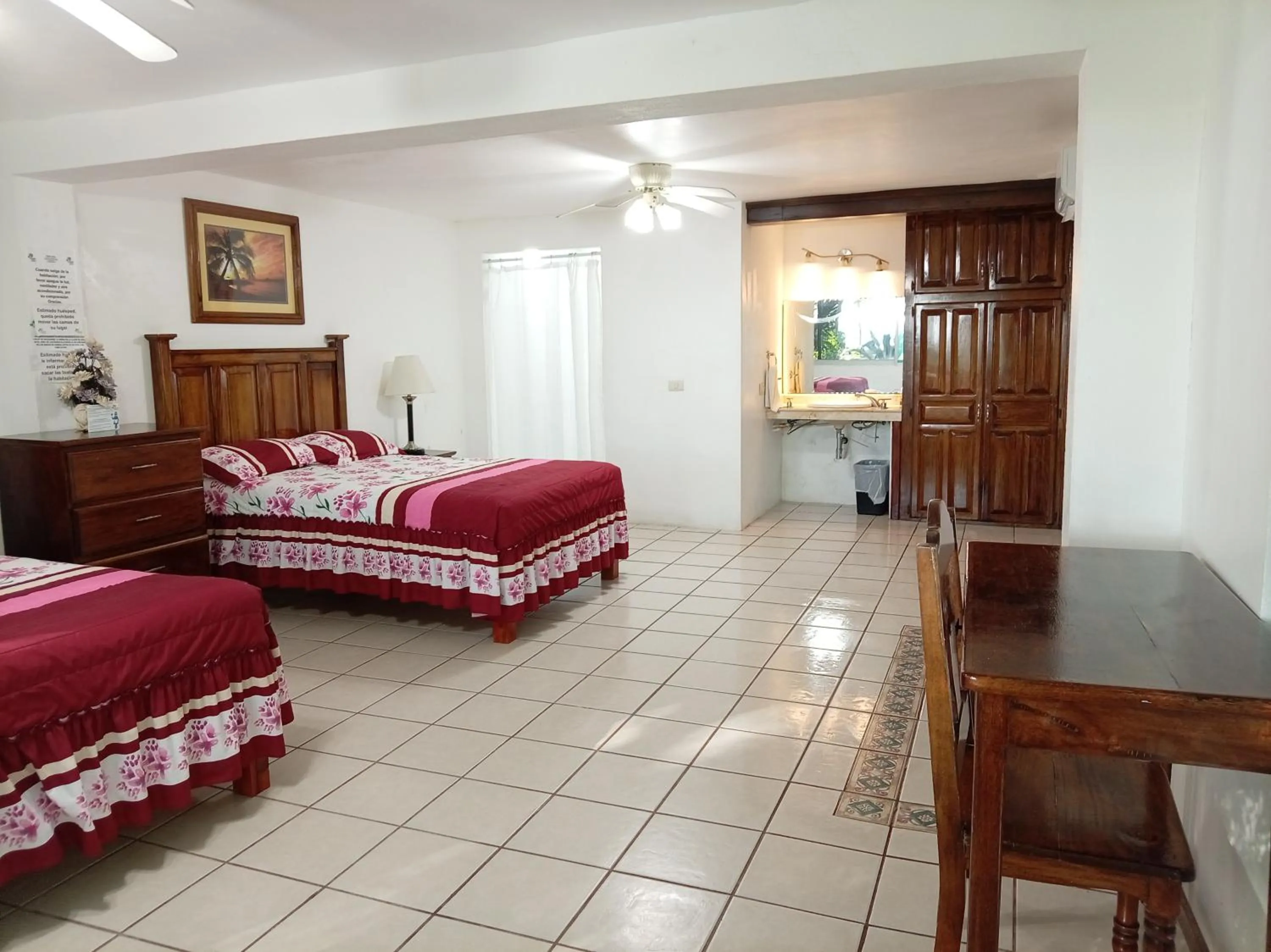 Bed in Freedom Shores "La Gringa" Hotel - Universally Designed