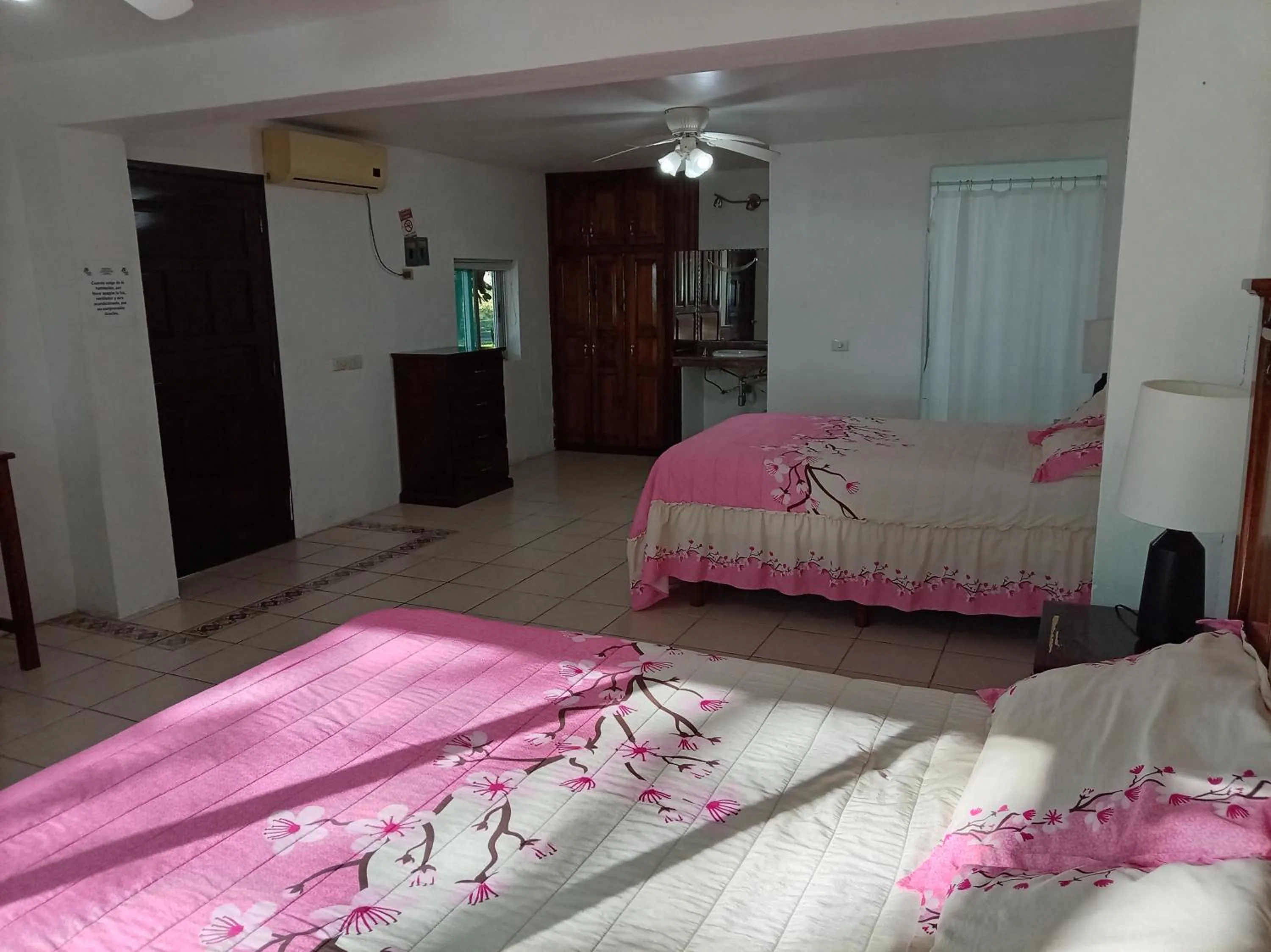 Bed in Freedom Shores "La Gringa" Hotel - Universally Designed