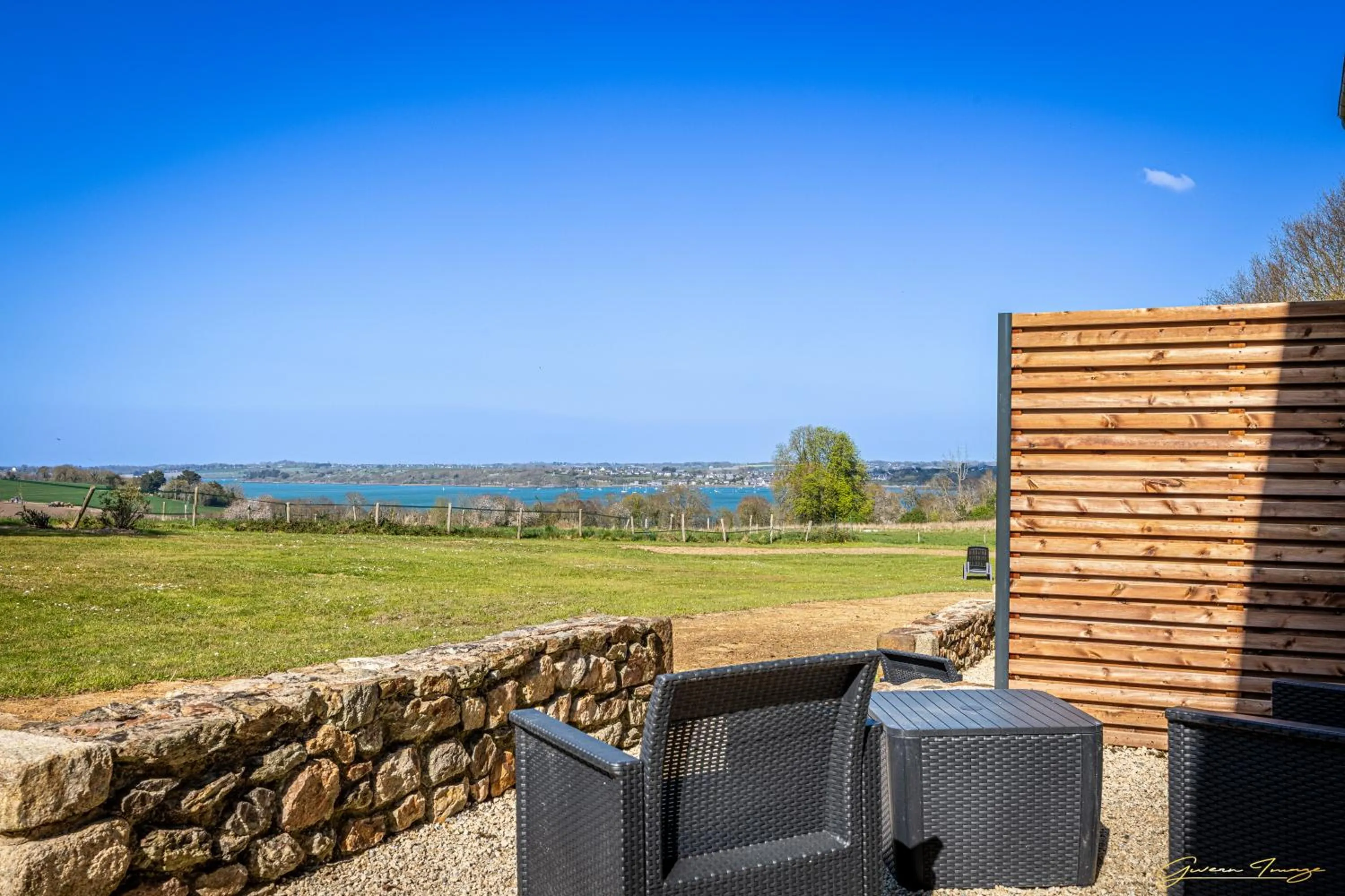 Patio in Manoir De Rigourdaine