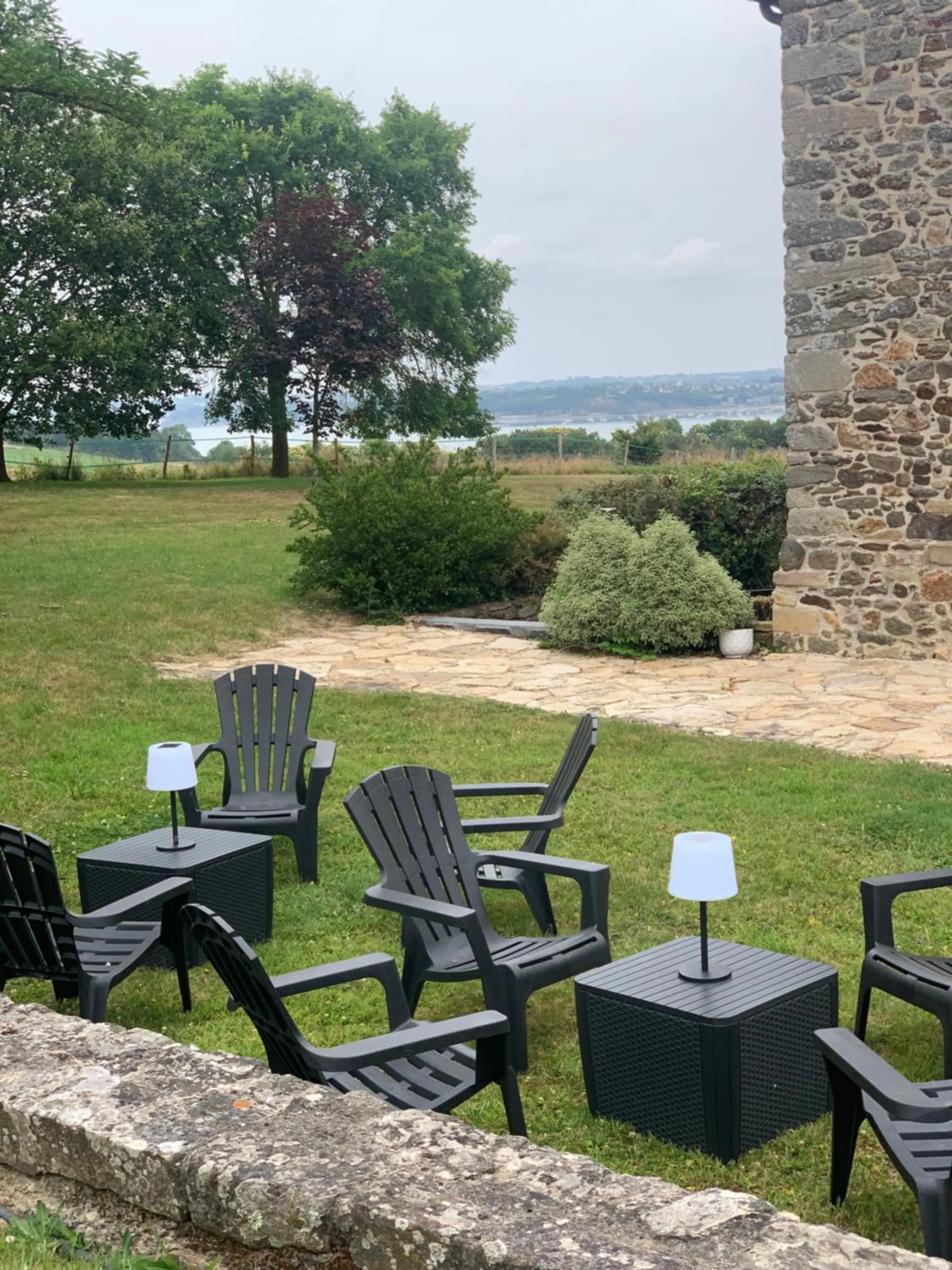 Patio in Manoir De Rigourdaine
