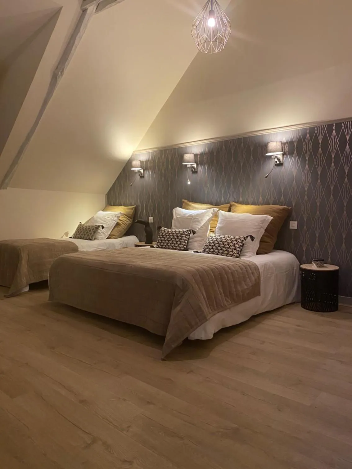 Triple Room in Manoir De Rigourdaine