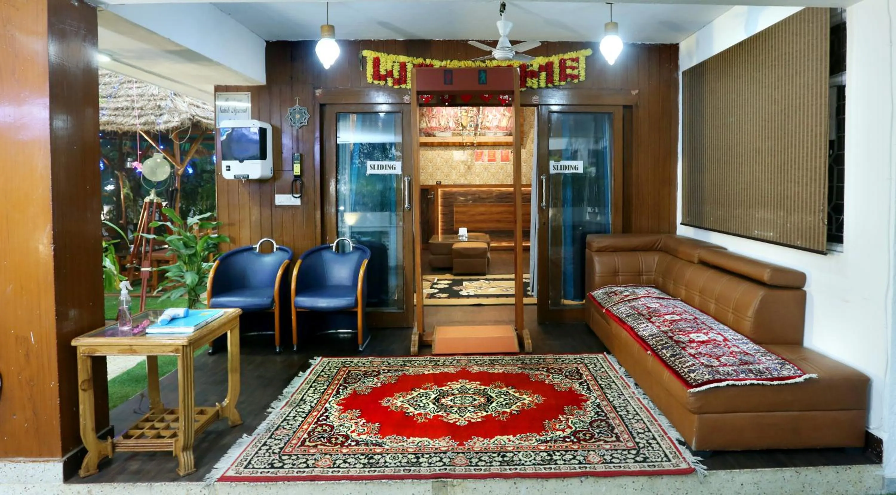 Seating area in Golden Homestay