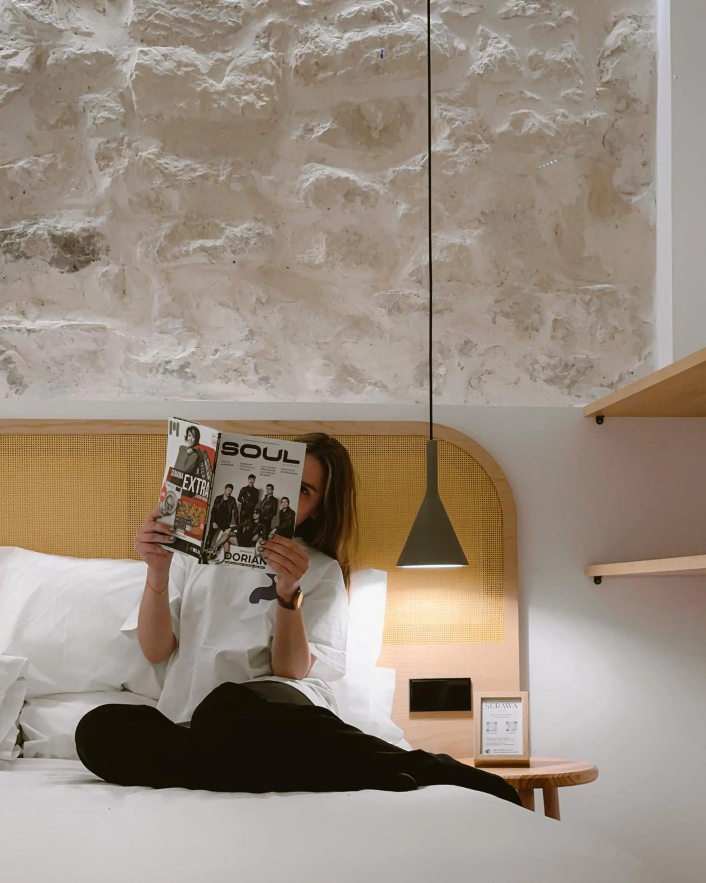 Bed in Hotel Serawa Alicante