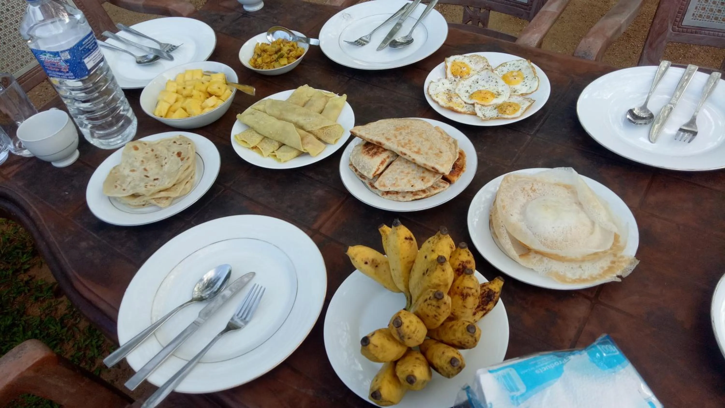 Breakfast in heritage thambapanni