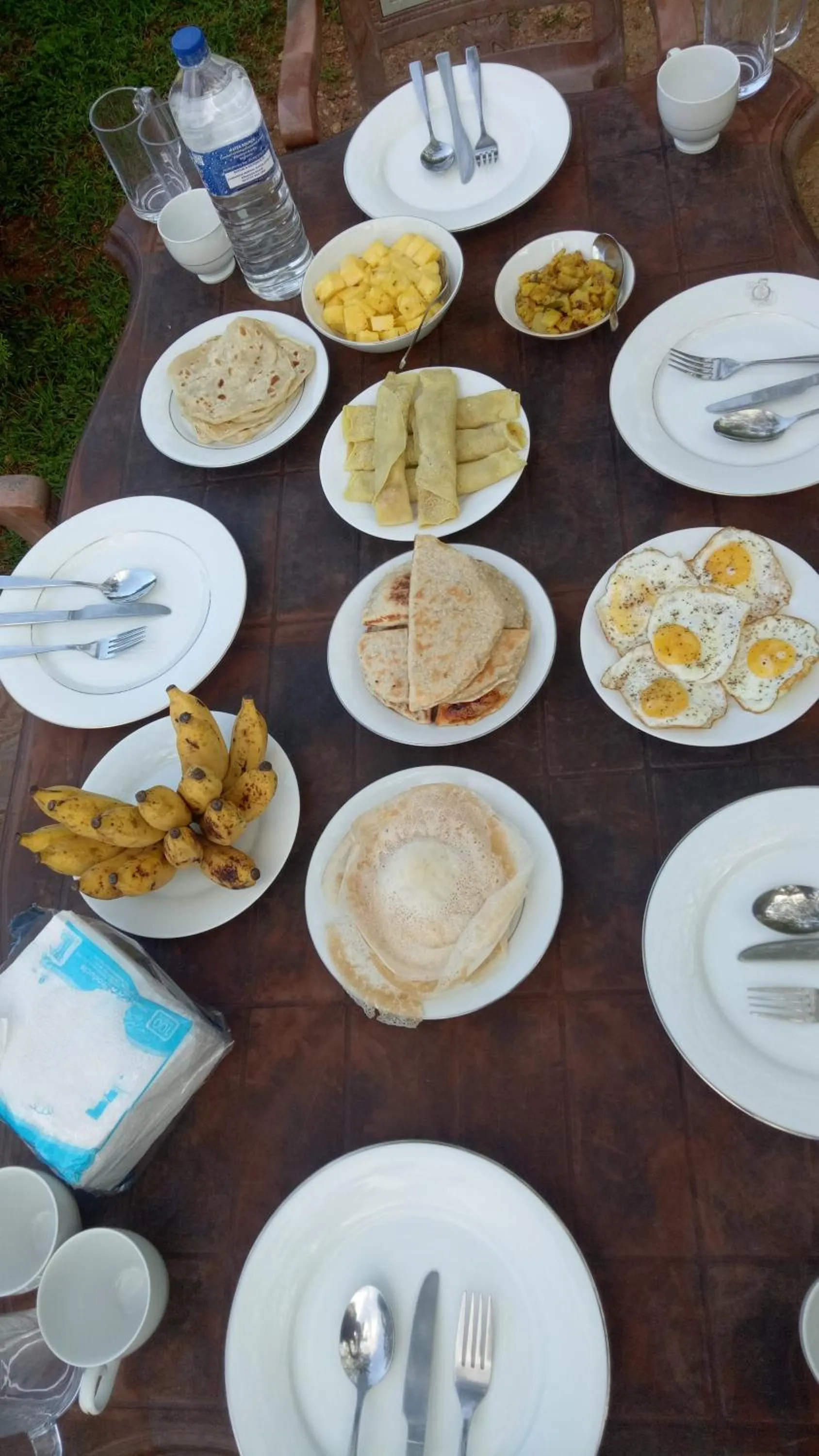 Breakfast in heritage thambapanni