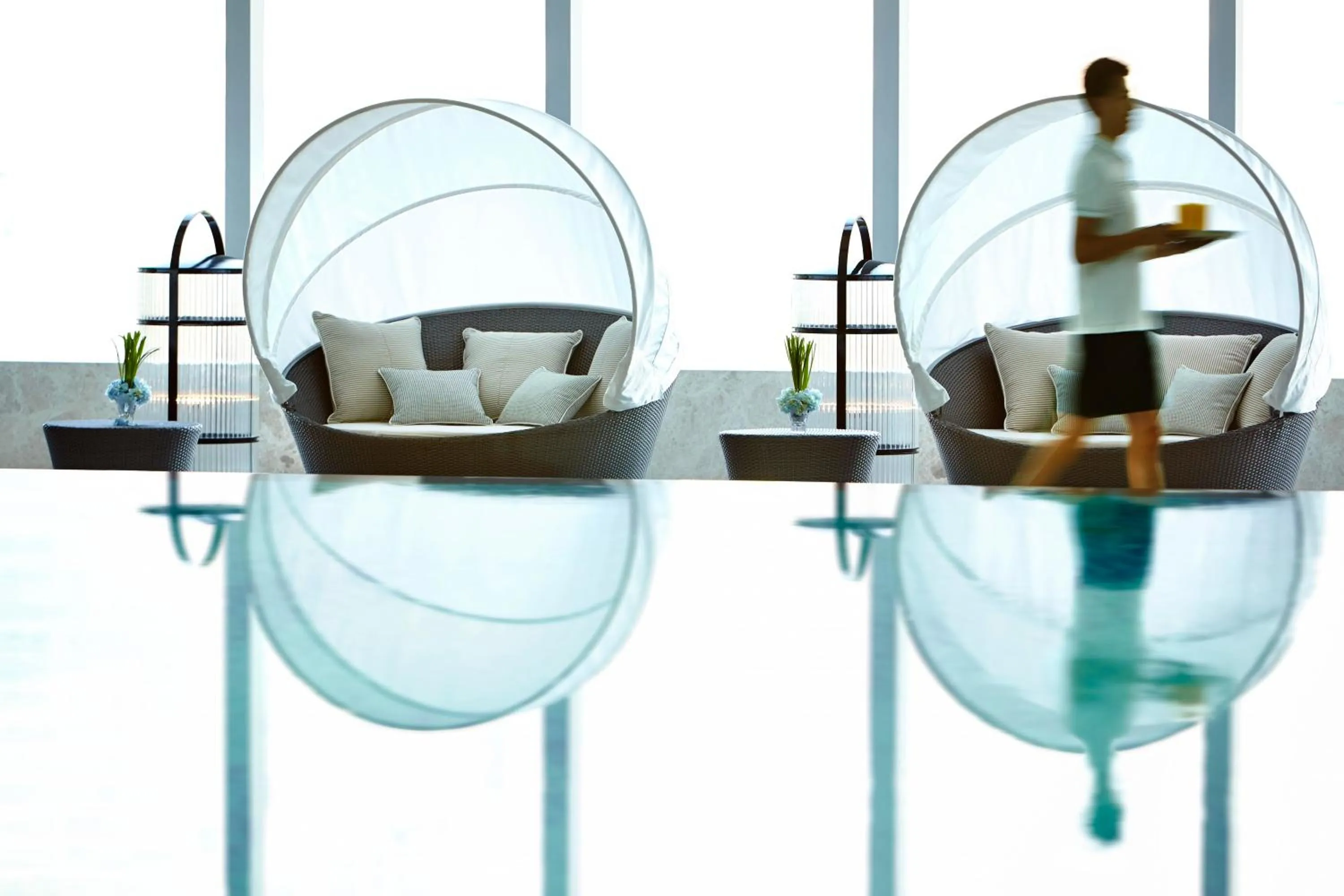 Swimming pool in Jing An Shangri-La